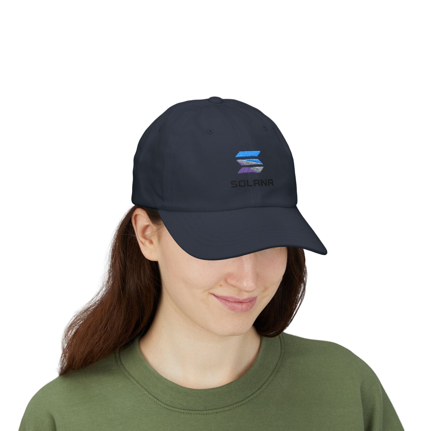 Solana Classic Dad Cap, Unisex Cap, Casual Headwear, Crypto Hat, Gift for Dads, Summer Accessory
