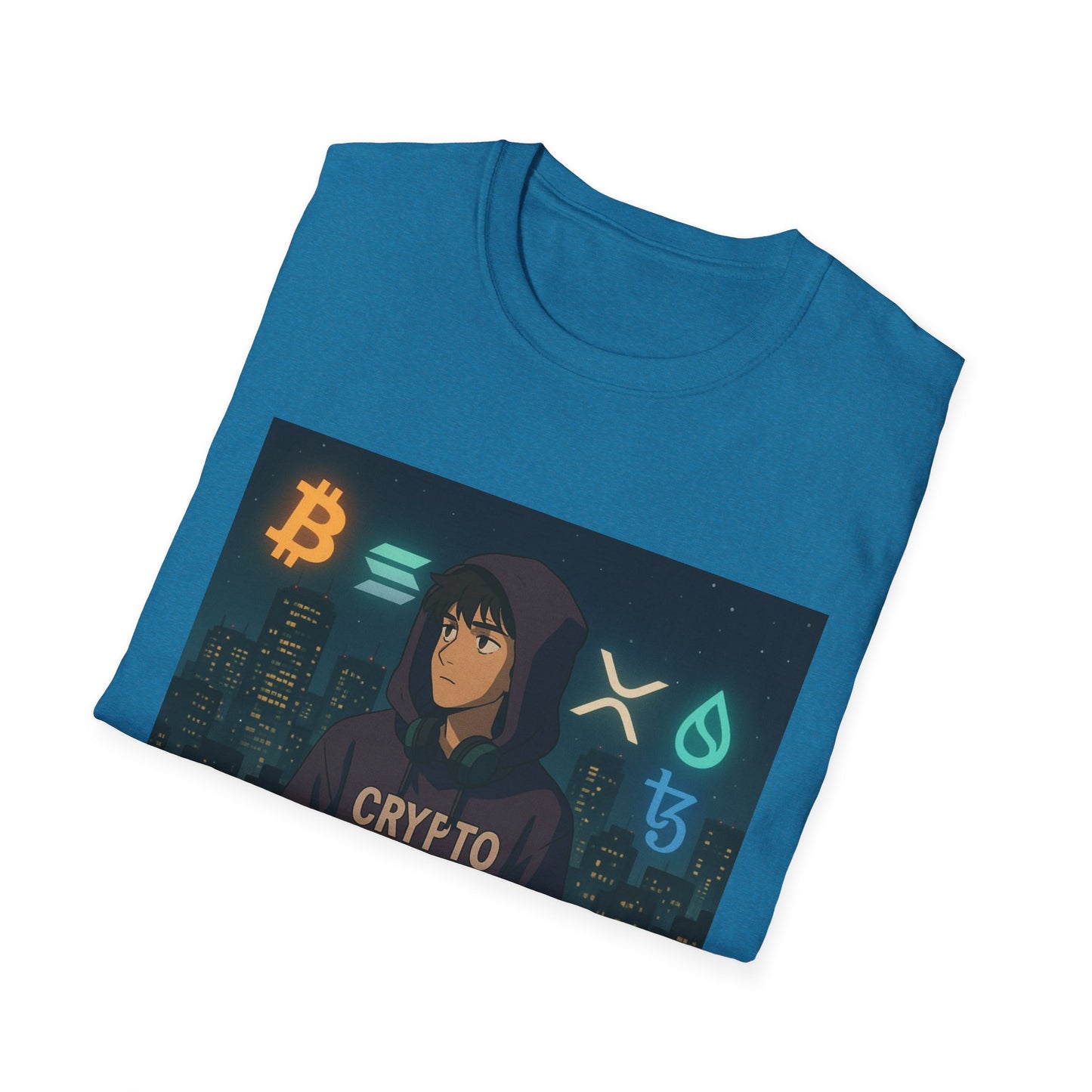 Crypto Bro Unisex Softstyle T-Shirt, Perfect for Gamers, Trendy Casual Wear, Unique Gift Idea, Crypto Enthusiast Apparel