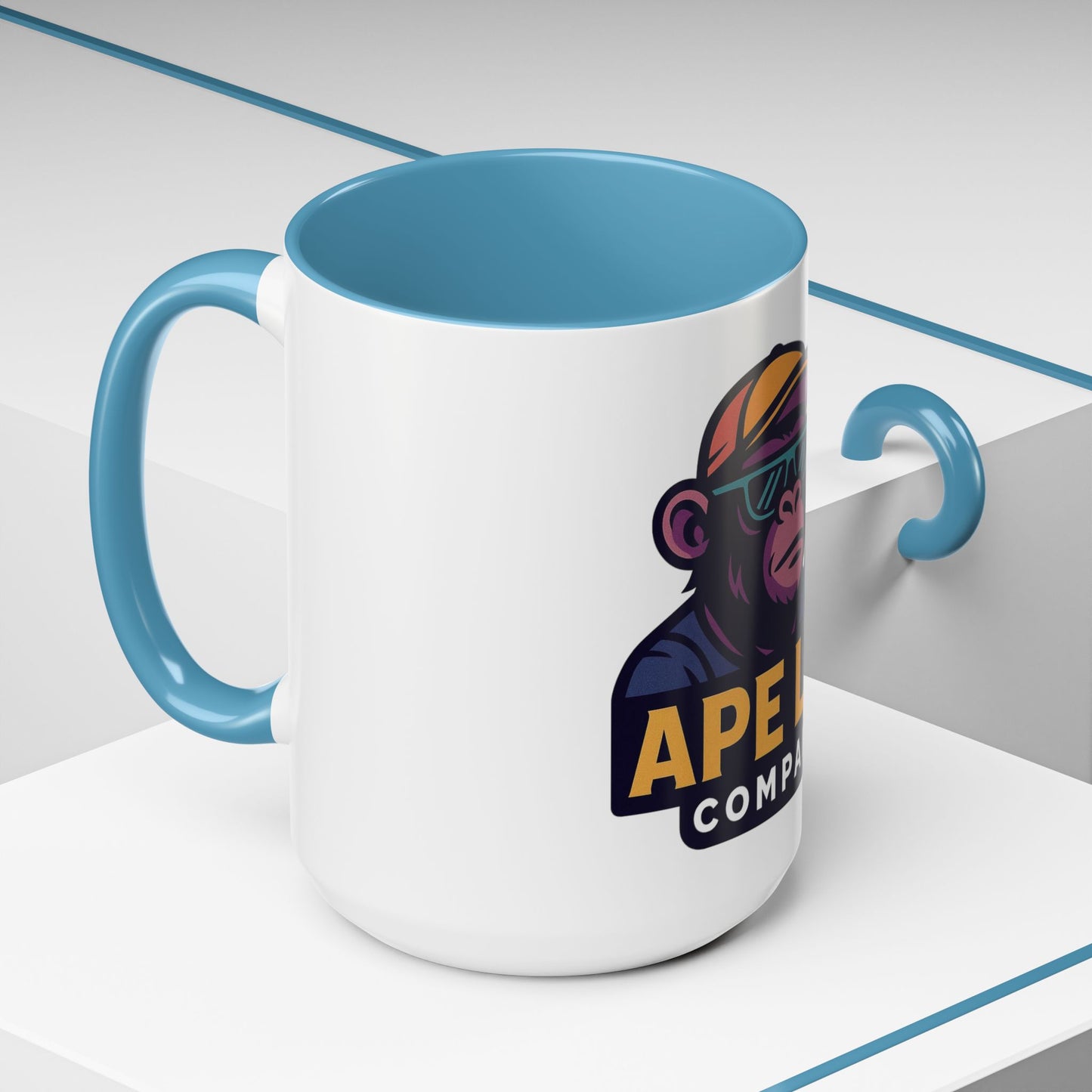 Ape Lab Accent Coffee Mug, Unique Gift, Scientist Drinkware, Birthday, Instant Collection, Office Decor, Customizable Design