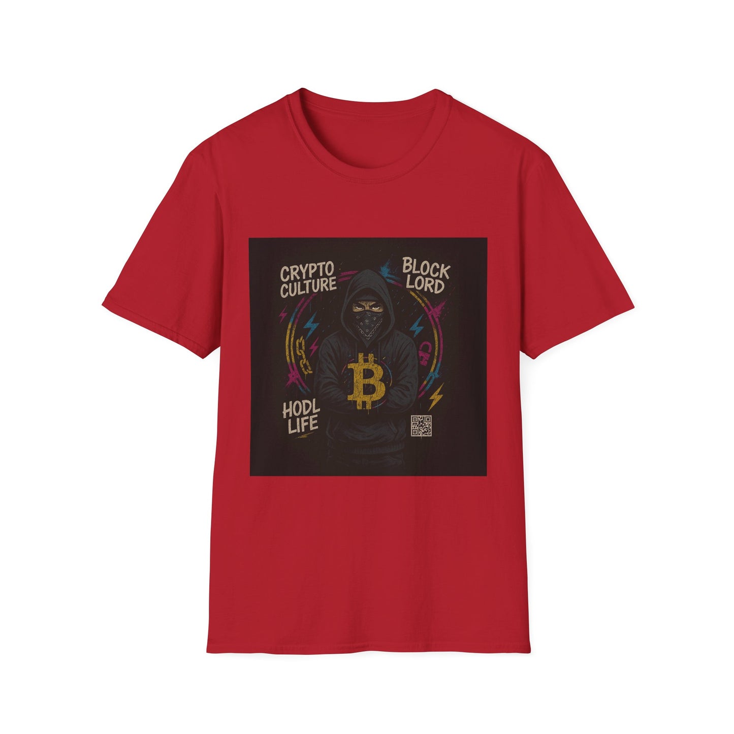 Crypto Culture Unisex Softstyle T-Shirt, Hodl Life Tee, Cryptocurrency Gift, Bitcoin Shirt, Block Lord Merch, Digital Asset Apparel