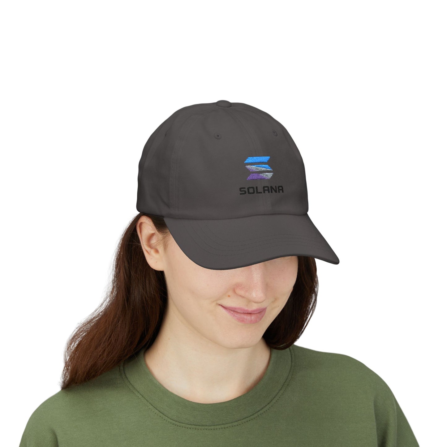 Solana Classic Dad Cap, Unisex Cap, Casual Headwear, Crypto Hat, Gift for Dads, Summer Accessory
