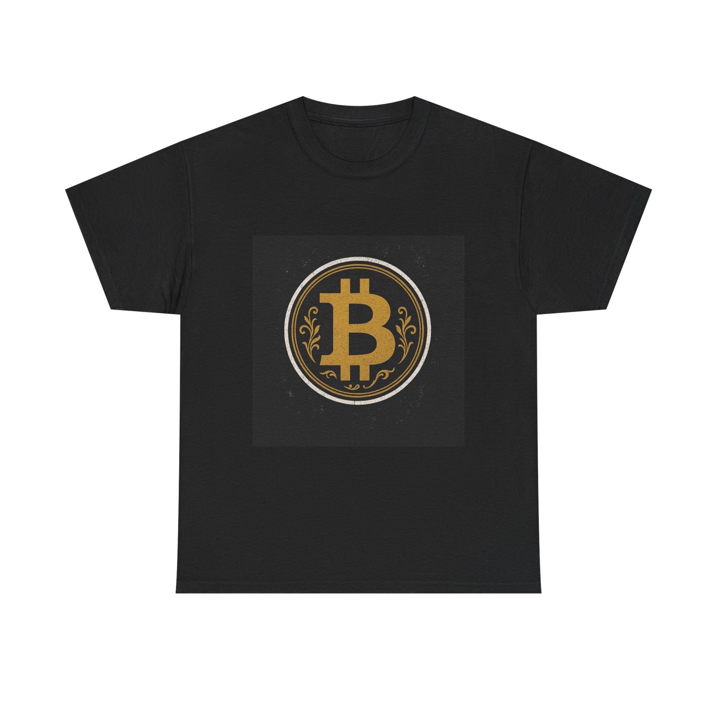Bitcoin Graphic Tee, Unisex Heavy Cotton T-Shirt, Cryptocurrency Apparel, Bitcoin Lover Gift, Trendy Bitcoin Shirt