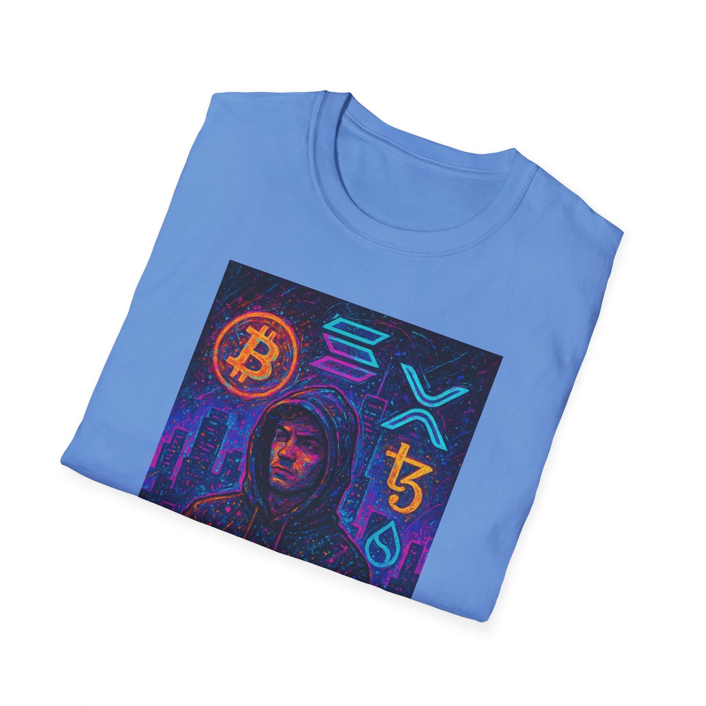 Crypto Bro Unisex Softstyle T-Shirt, Cryptocurrency Apparel, Blockchain Fashion, Gamer T-Shirt, Tech Enthusiast Gift