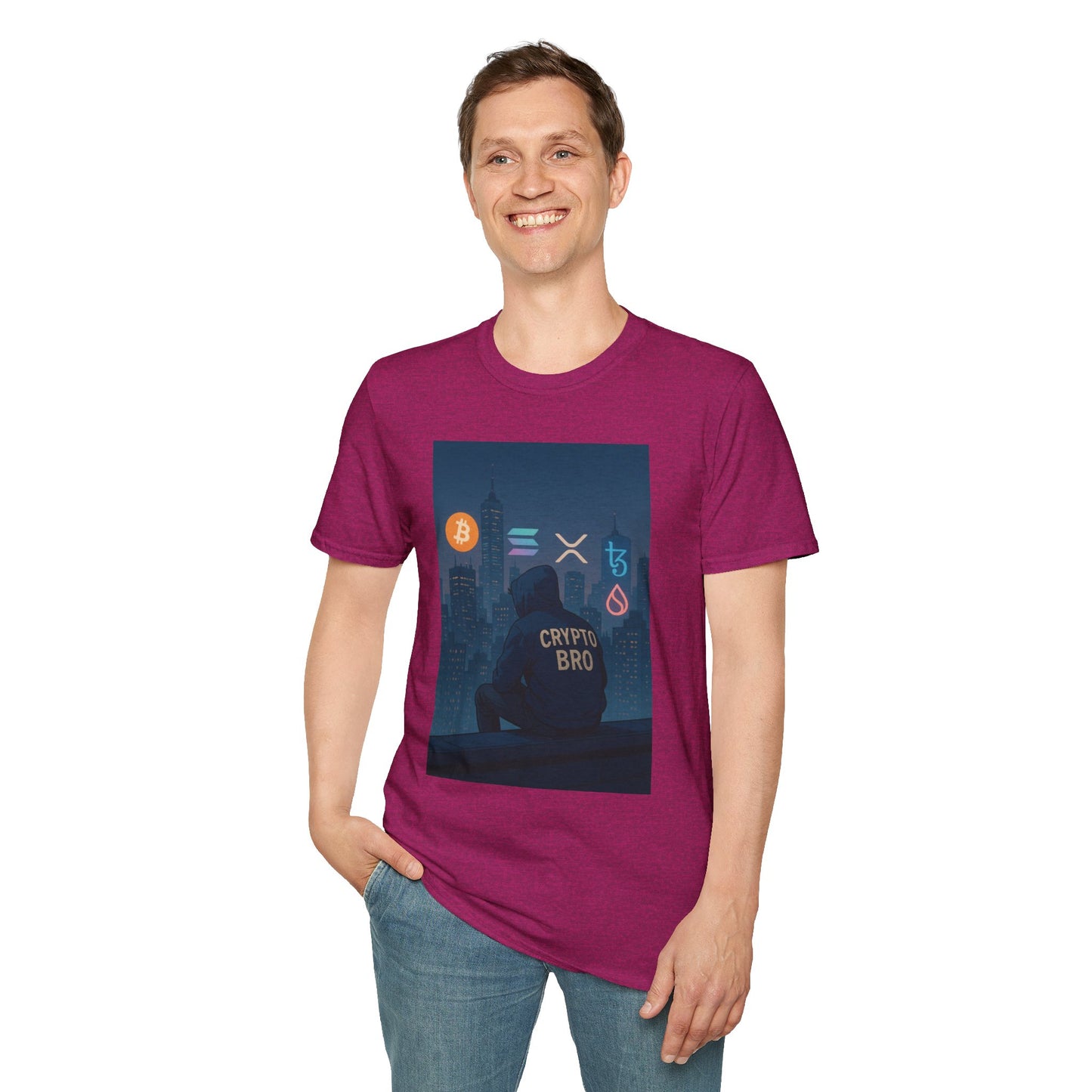Crypto Bro T-Shirt, Bitcoin, Cryptocurrency Fan Shirt, Gamer Tee, Perfect Gift for Tech Enthusiasts, Casual Wear