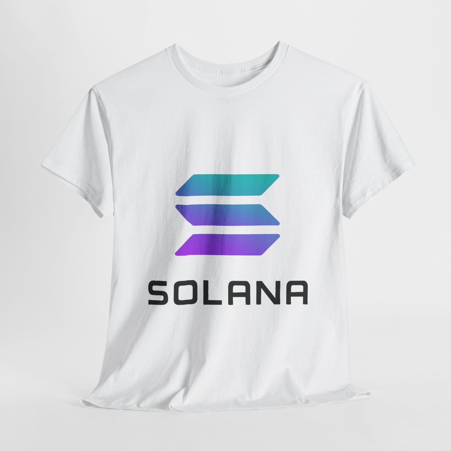 Solana Unisex Heavy Cotton Tee, Crypto Apparel, Gamer Shirt, Tech Enthusiast Wear, Unique Gift for Blockchain Lovers, Trending Fashion