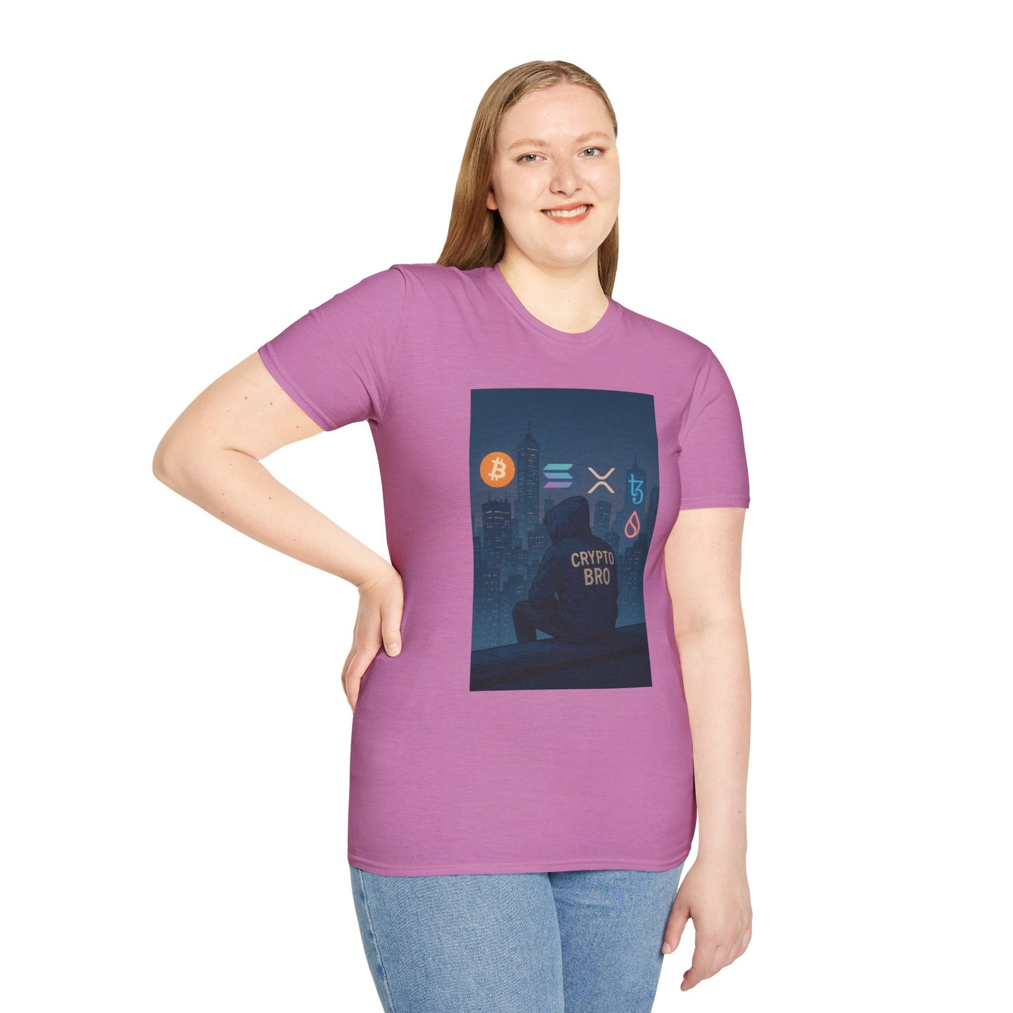 Crypto Bro T-Shirt, Bitcoin, Cryptocurrency Fan Shirt, Gamer Tee, Perfect Gift for Tech Enthusiasts, Casual Wear