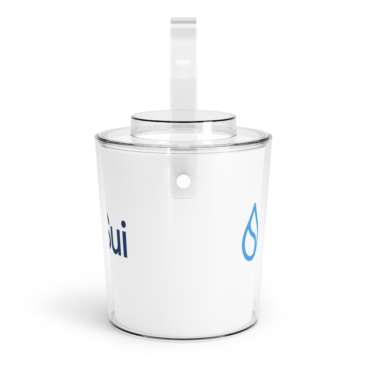 Sui Chic Ice Bucket with Tongs | Modern Drink Chiller, Party Essential, Summer Gatherings, Barware Gift, Ice Storage Container