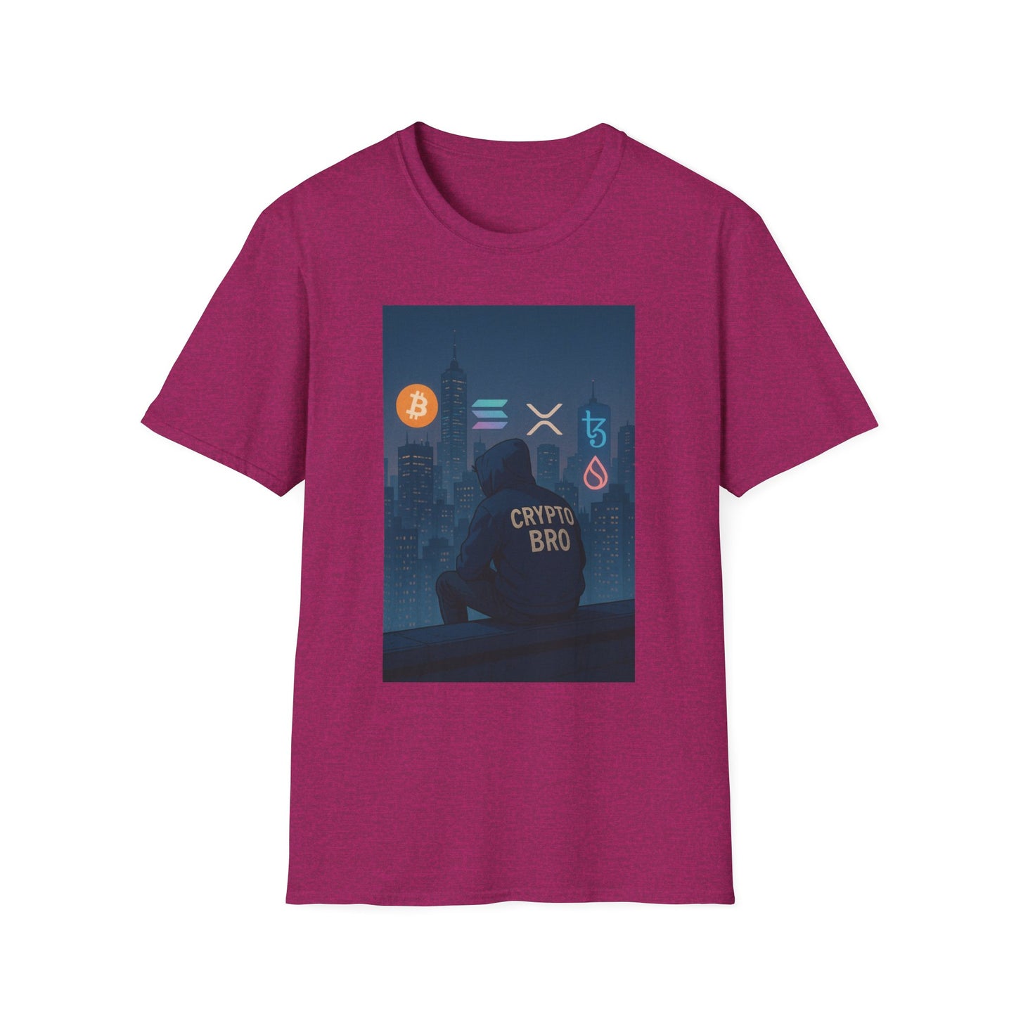 Crypto Bro T-Shirt, Bitcoin, Cryptocurrency Fan Shirt, Gamer Tee, Perfect Gift for Tech Enthusiasts, Casual Wear