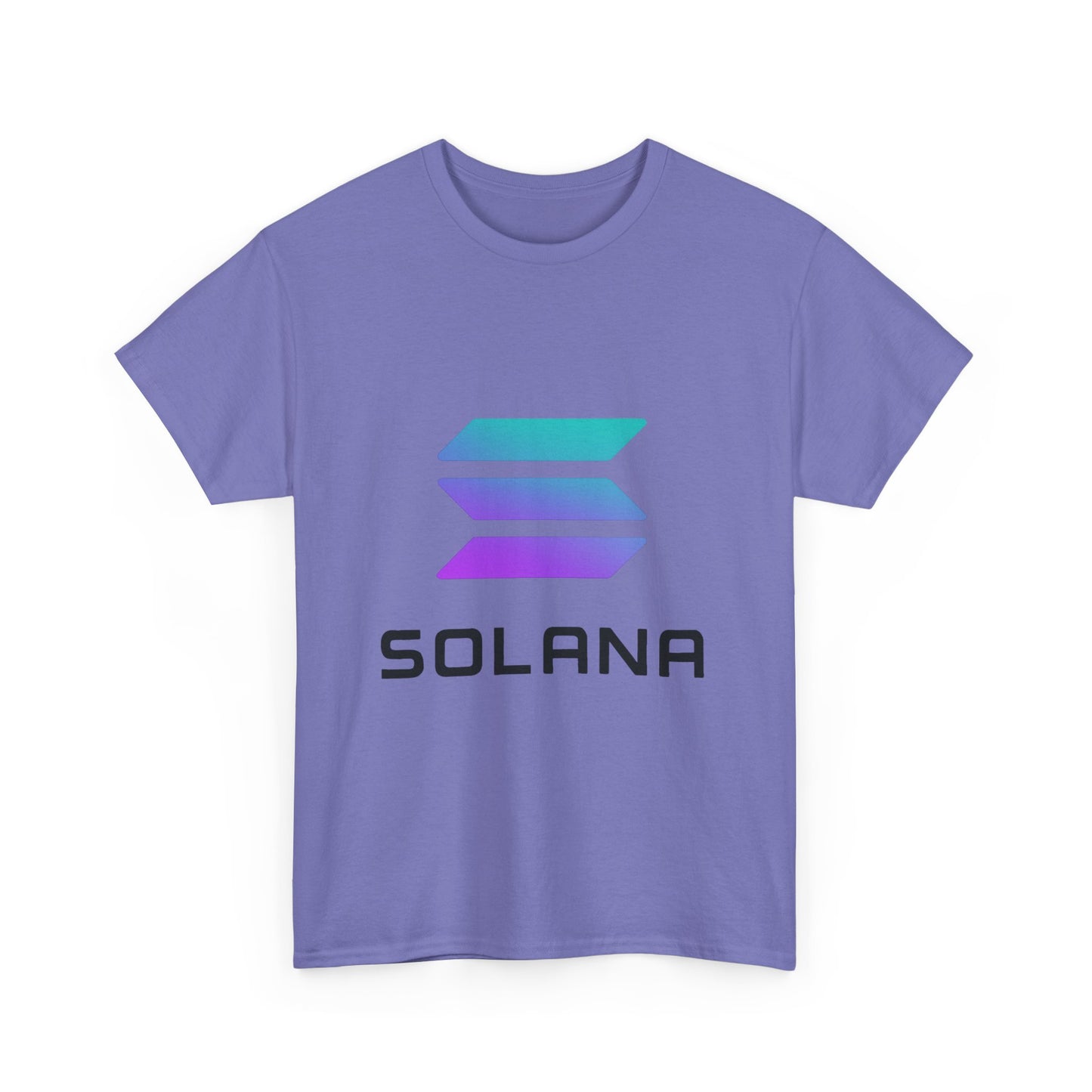 Solana Unisex Heavy Cotton Tee, Crypto Apparel, Gamer Shirt, Tech Enthusiast Wear, Unique Gift for Blockchain Lovers, Trending Fashion