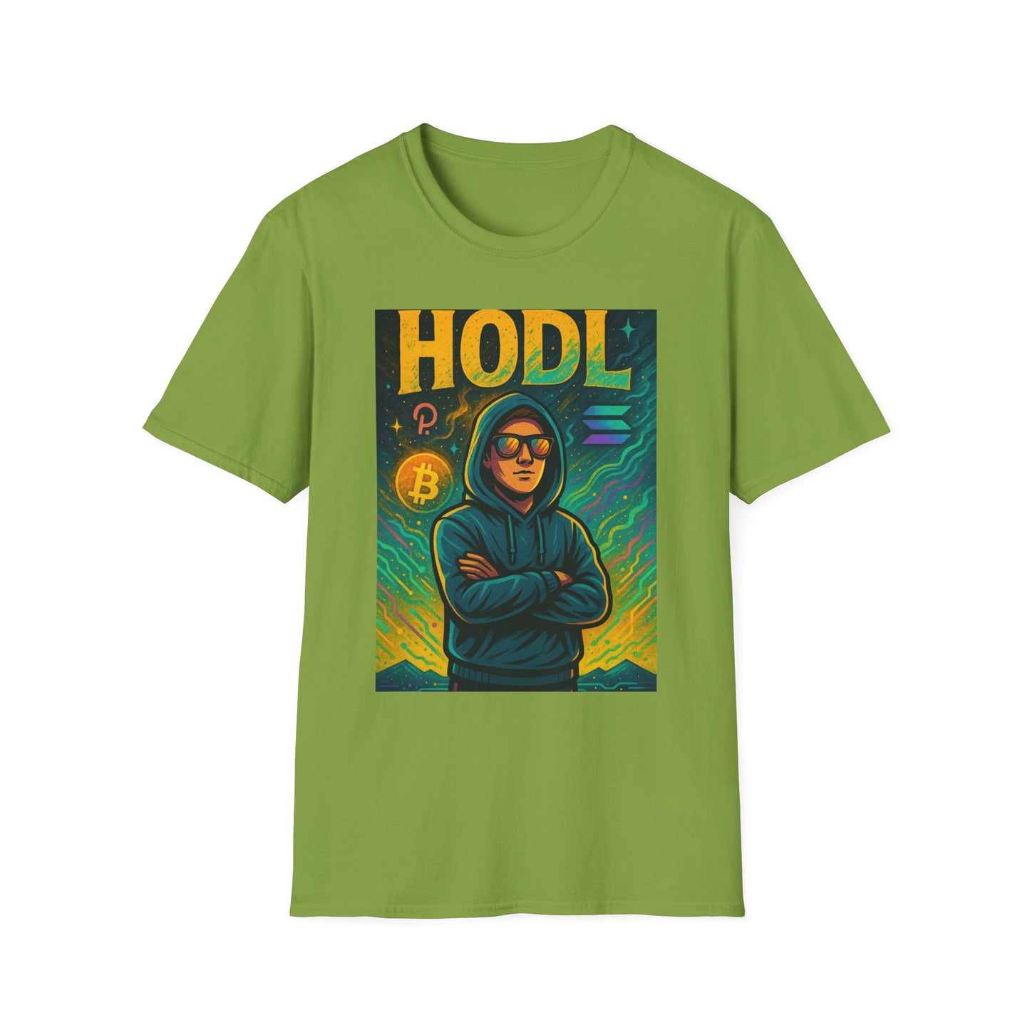 Unisex Crypto-HODL T-Shirt, Bitcoin Merch, Gift for Crypto Enthusiasts, Trendy Graphic Tee, Cool Crypto Apparel