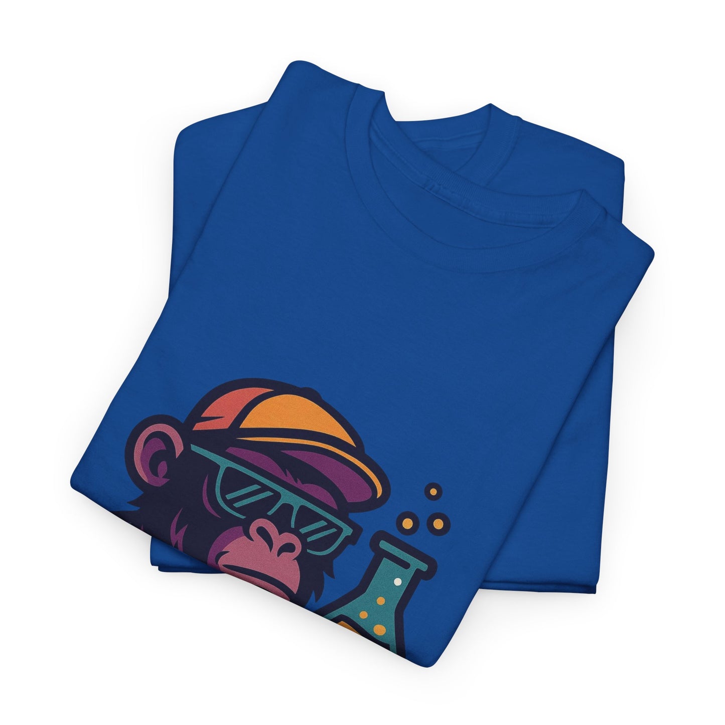 Ape Lab Company Unisex Heavy Cotton Tee - Fun and Stylish Tee for Science Lovers, Perfect for Casual Wear, Gifts, Birthdays, and Parties