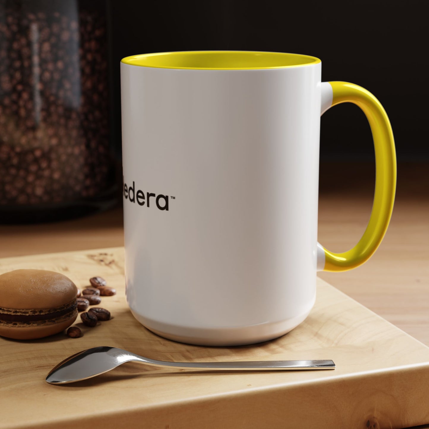 Hedera Stylish Accent Coffee Mug with Hedera Logo, Perfect Gift for Coffee Lovers, Office Use, Personalized Drinkware