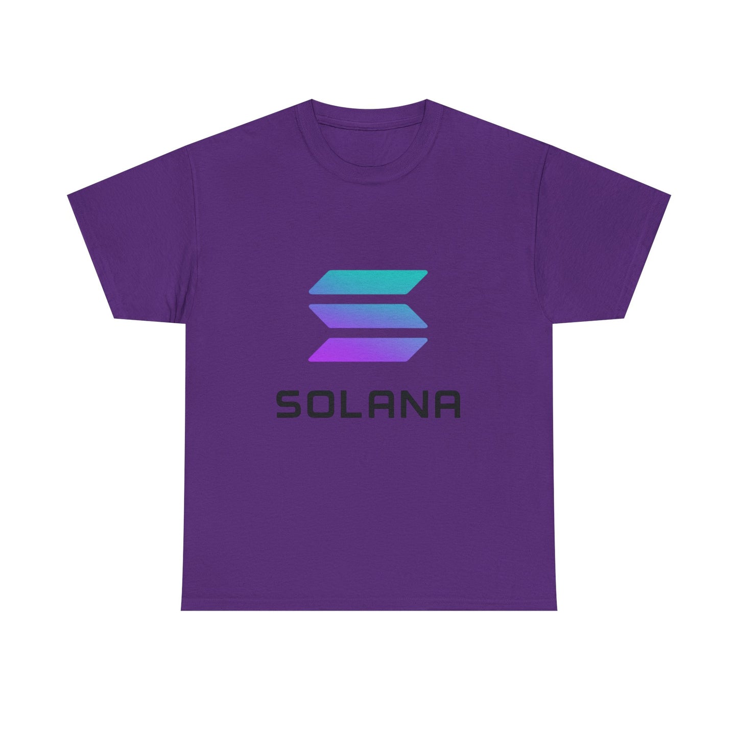 Solana Unisex Heavy Cotton Tee, Crypto Apparel, Gamer Shirt, Tech Enthusiast Wear, Unique Gift for Blockchain Lovers, Trending Fashion