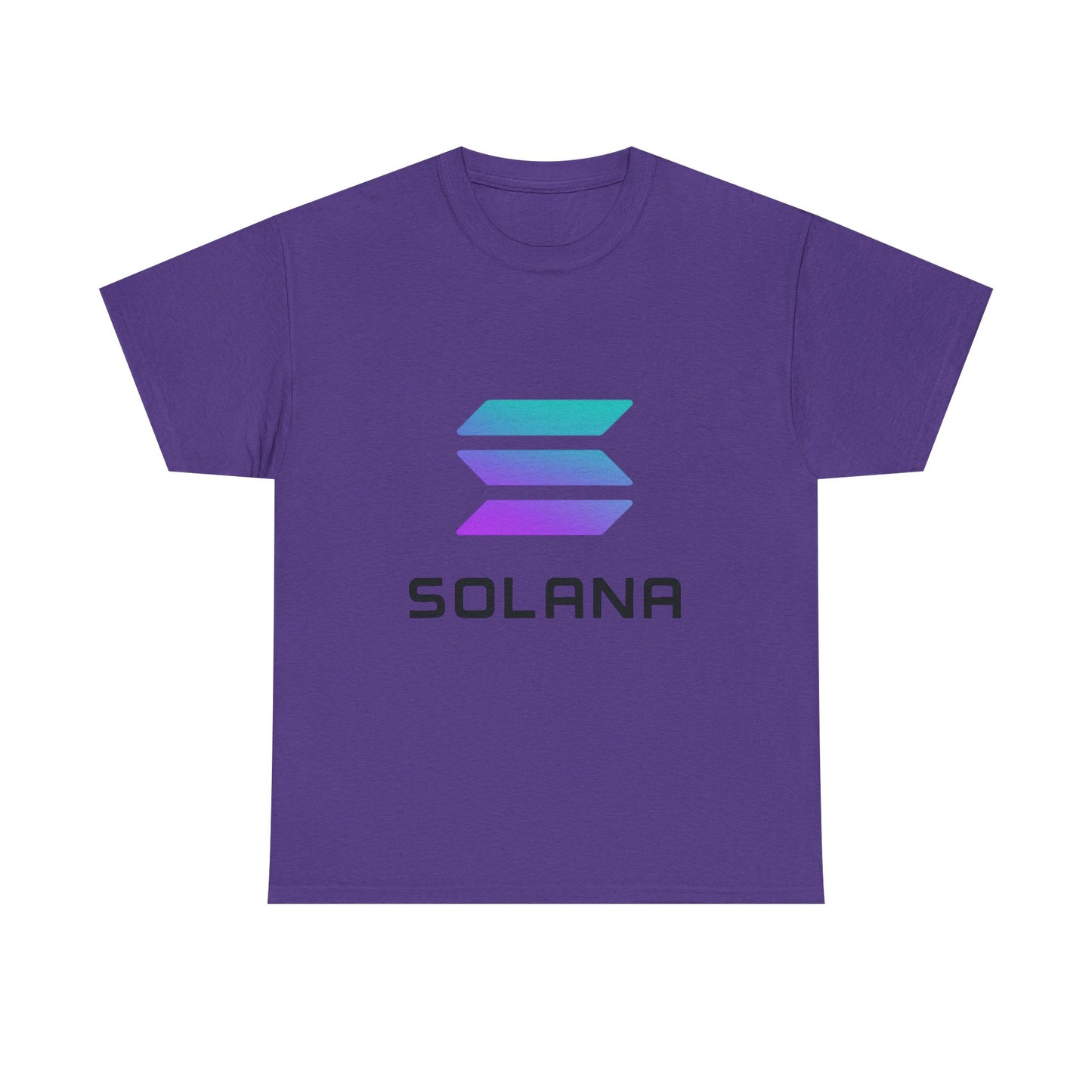 Solana Unisex Heavy Cotton Tee, Crypto Apparel, Gamer Shirt, Tech Enthusiast Wear, Unique Gift for Blockchain Lovers, Trending Fashion