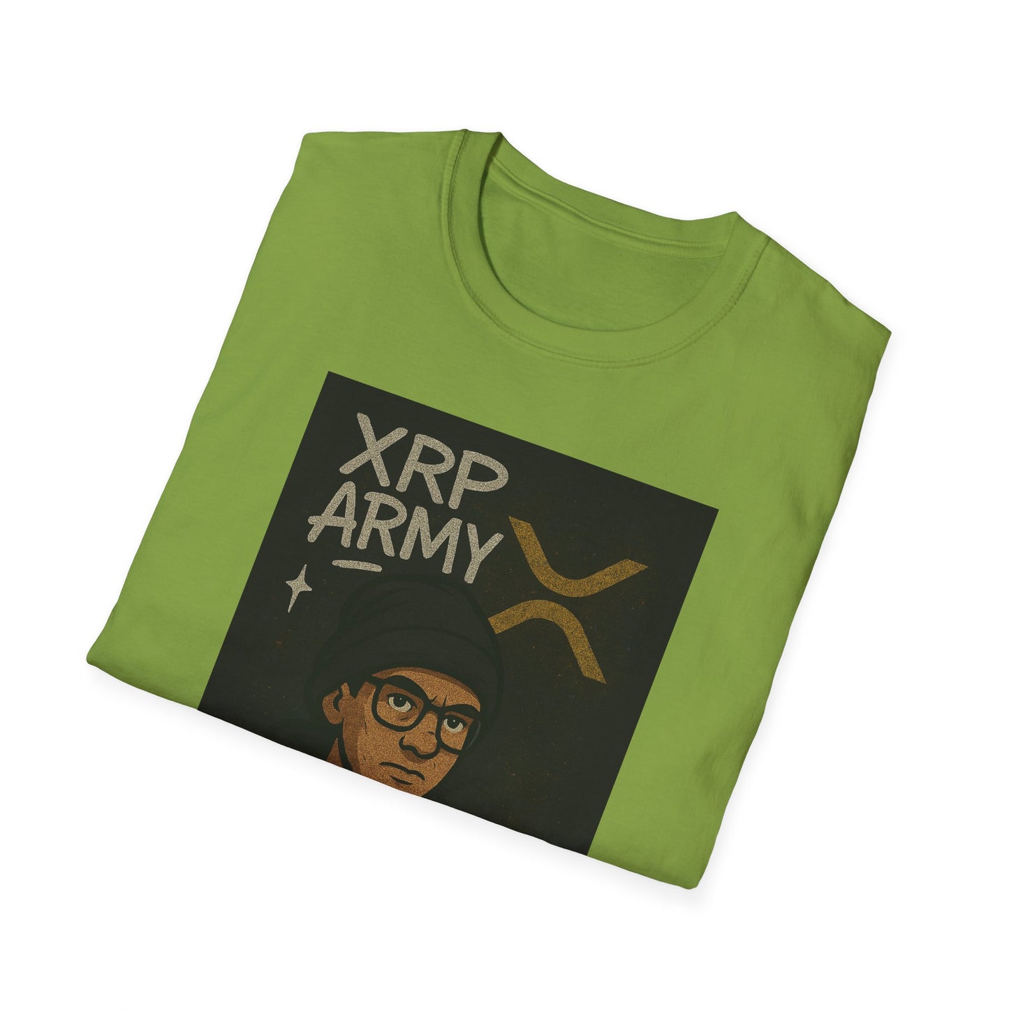 XRP Army Unisex Softstyle T-Shirt, Crypto Fashion Tee, Gift for Cryptocurrency Enthusiasts, Blockchain Apparel, Trendy Casual Wear