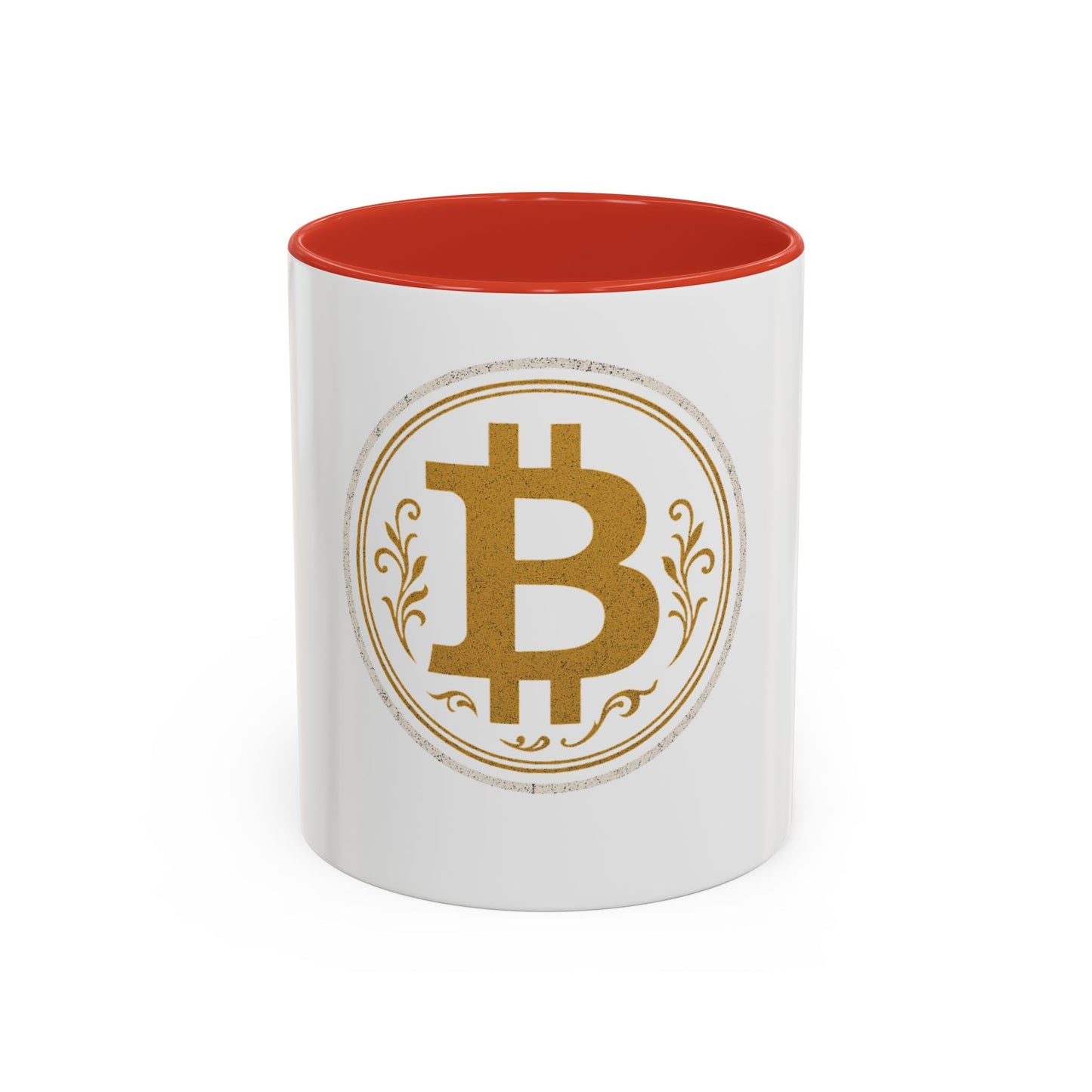 Bitcoin Accent Coffee Mug, Cryptocurrency Gift, Office Mug, Personalized Coffee Cup, Digital Currency Lover