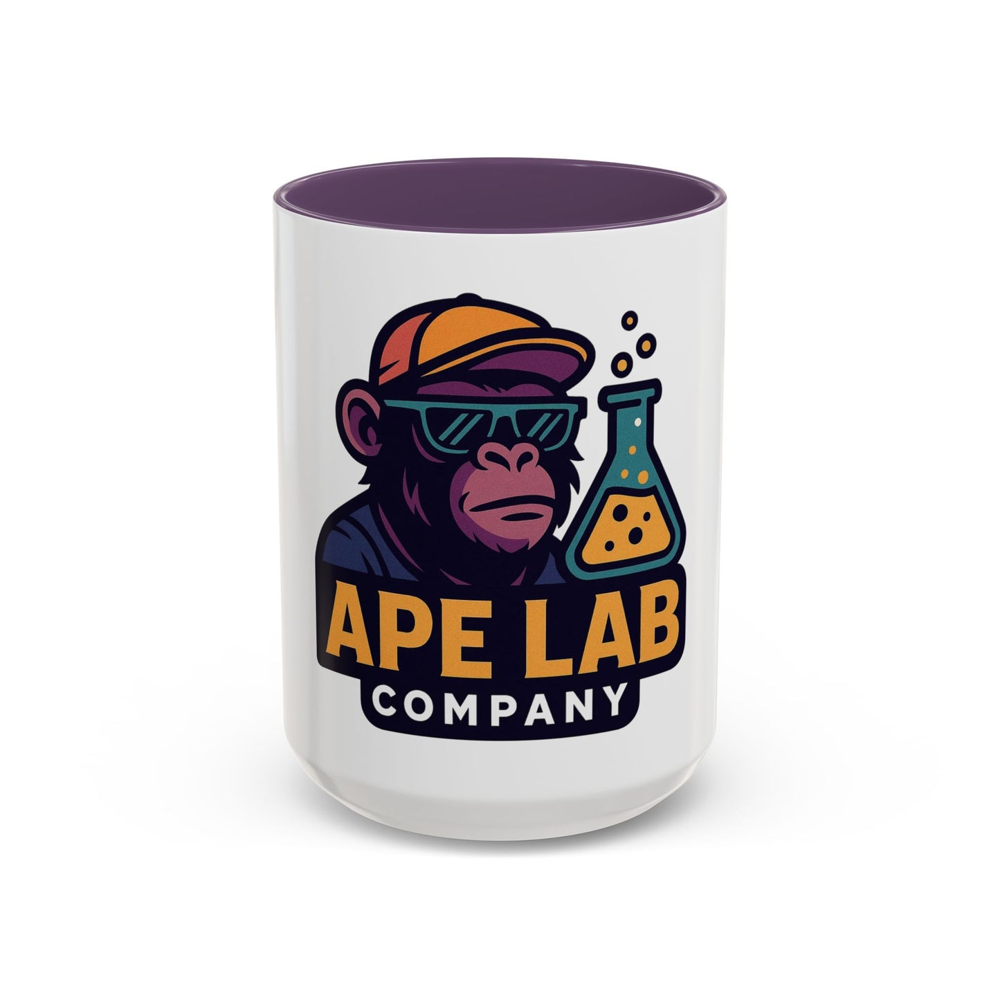 Ape Lab Accent Coffee Mug, Unique Gift, Scientist Drinkware, Birthday, Instant Collection, Office Decor, Customizable Design
