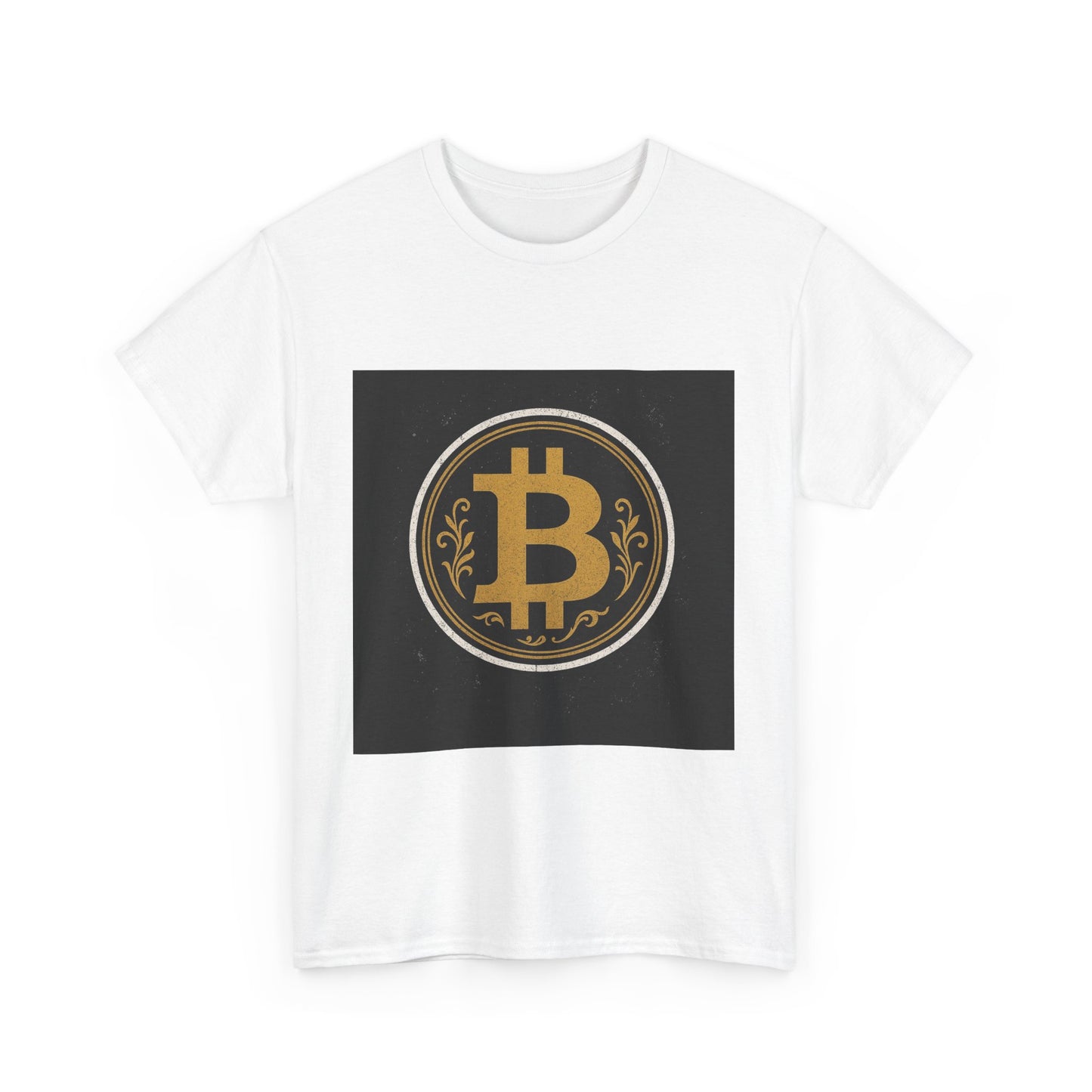 Bitcoin Graphic Tee, Unisex Heavy Cotton T-Shirt, Cryptocurrency Apparel, Bitcoin Lover Gift, Trendy Bitcoin Shirt
