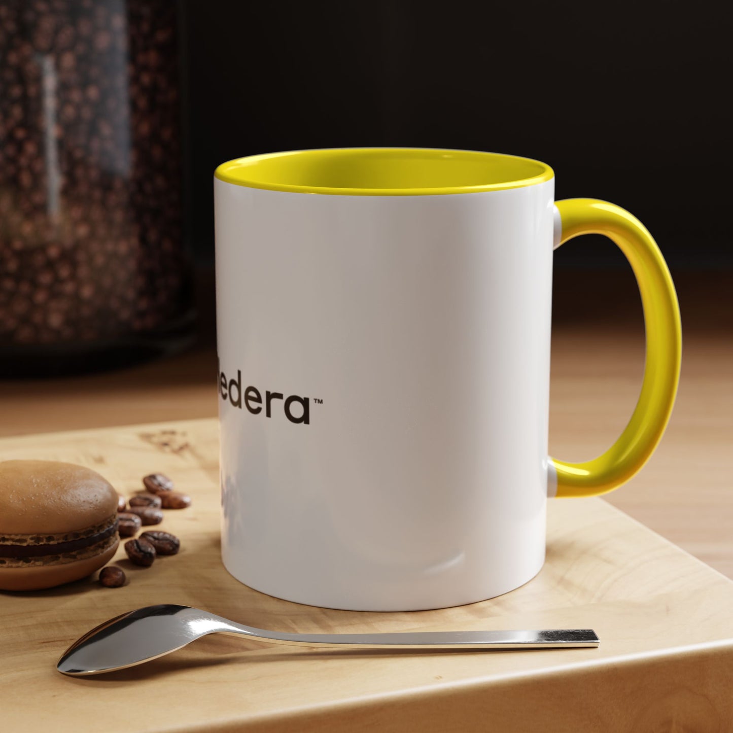 Hedera Stylish Accent Coffee Mug with Hedera Logo, Perfect Gift for Coffee Lovers, Office Use, Personalized Drinkware