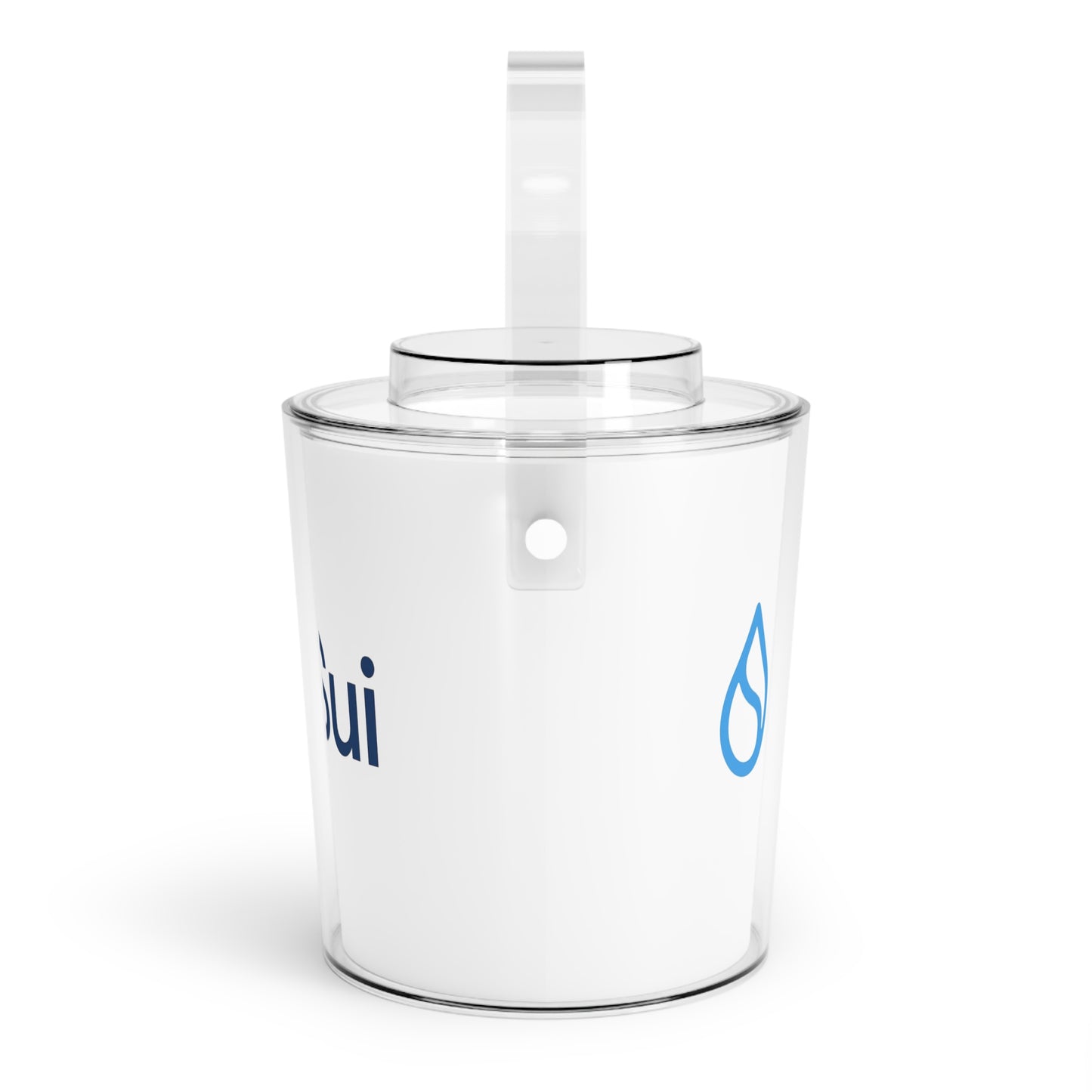 Sui Chic Ice Bucket with Tongs | Modern Drink Chiller, Party Essential, Summer Gatherings, Barware Gift, Ice Storage Container
