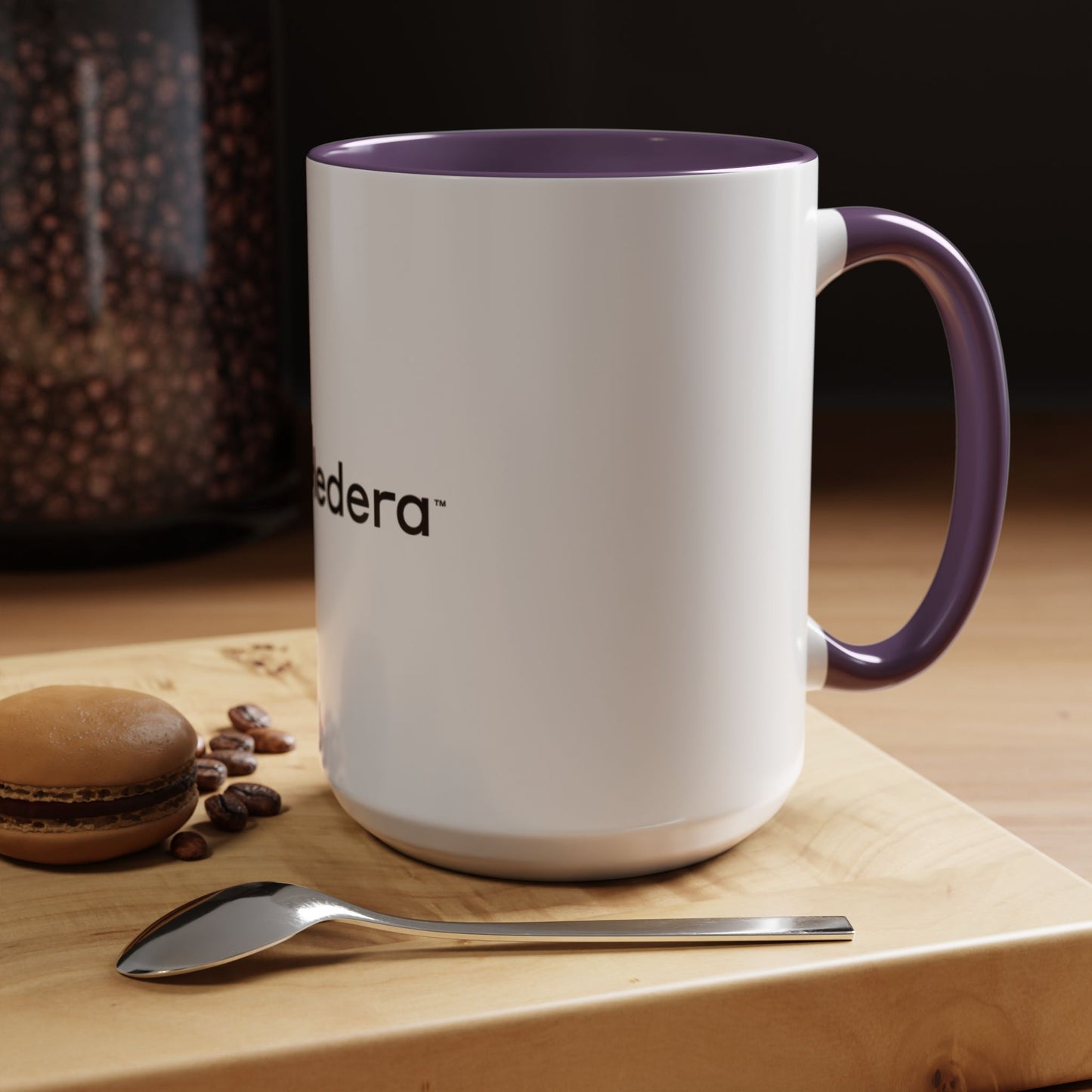 Hedera Stylish Accent Coffee Mug with Hedera Logo, Perfect Gift for Coffee Lovers, Office Use, Personalized Drinkware