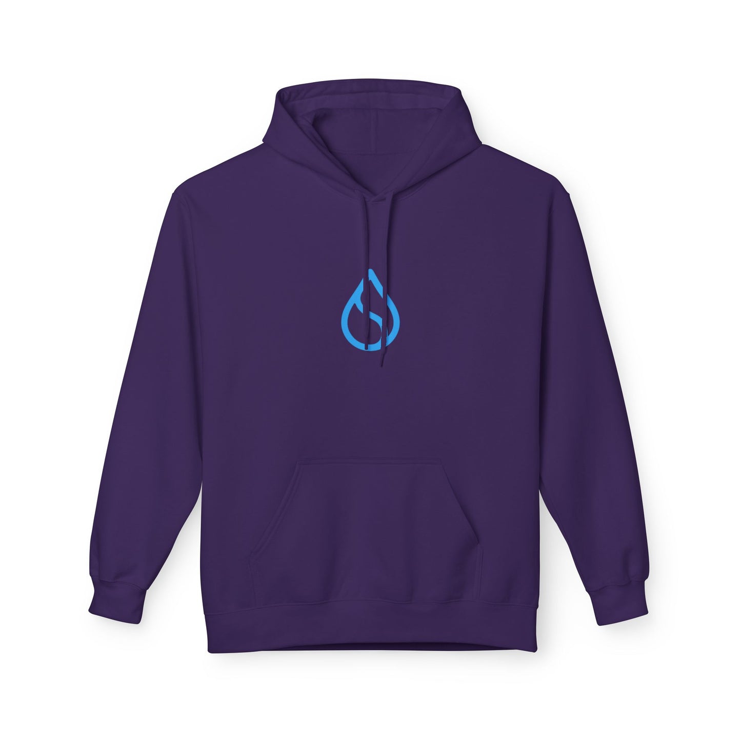 Trendy Softstyle Fleece Hoodie with Water Droplet Design | Unisex Sweatshirt for Everyday Comfort | Great Gift for All Seasons