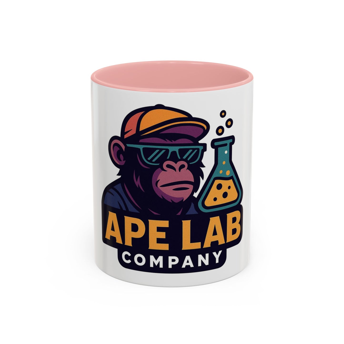 Ape Lab Accent Coffee Mug, Unique Gift, Scientist Drinkware, Birthday, Instant Collection, Office Decor, Customizable Design