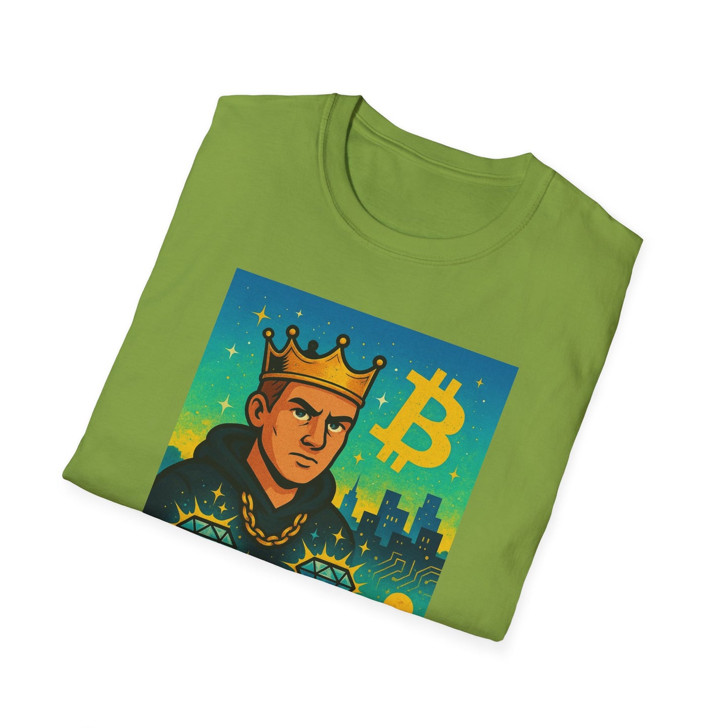Crypto Enthusiast Unisex T-Shirt - "Diamond Hands" Funny Bitcoin Tee, Gift for Investors, Meme Shirt, Crypto Lover Apparel