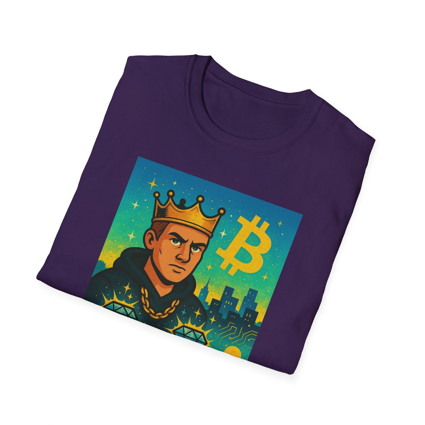 Crypto Enthusiast Unisex T-Shirt - "Diamond Hands" Funny Bitcoin Tee, Gift for Investors, Meme Shirt, Crypto Lover Apparel