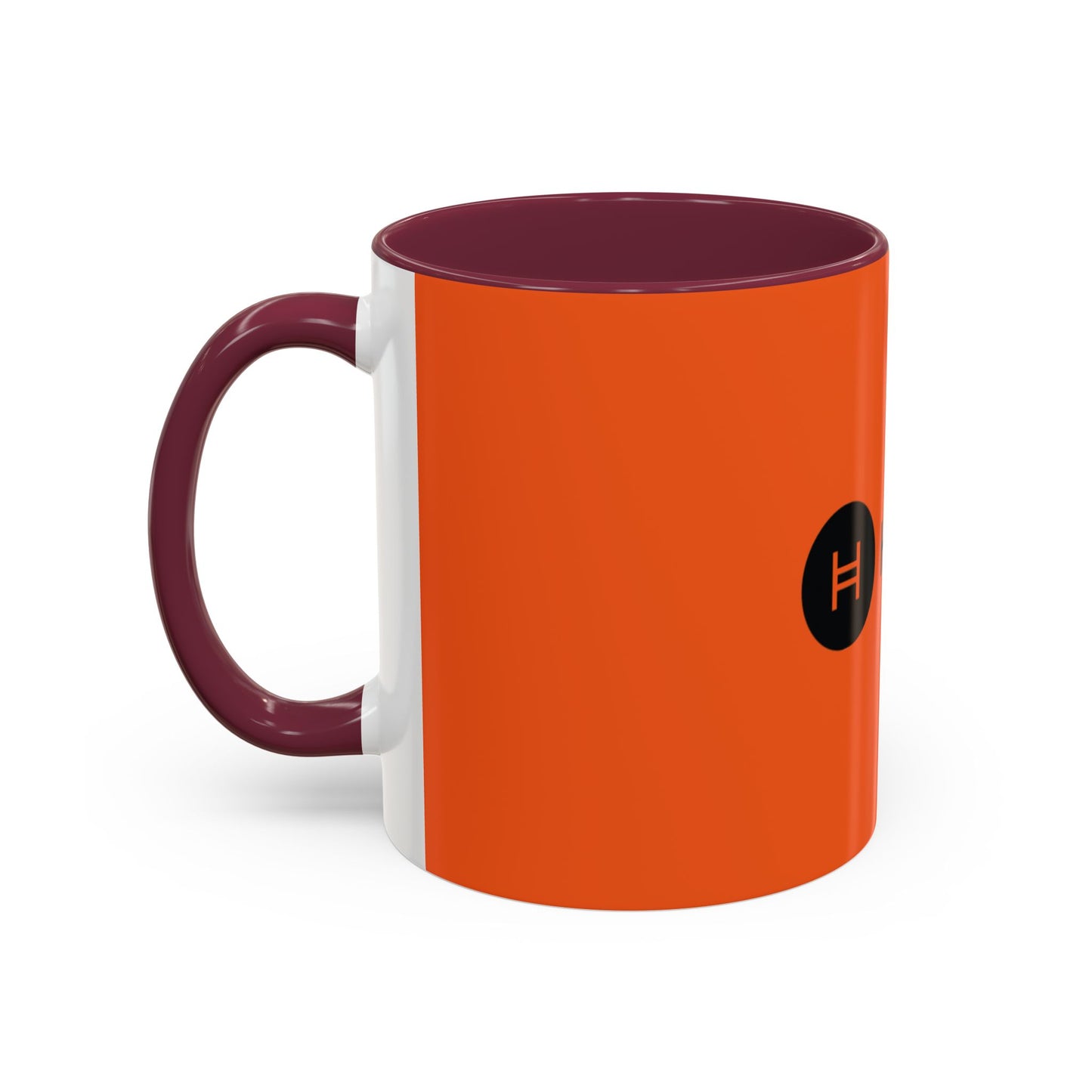 Hedera Orange Coffee Cup, Unique Gift for Coffee Lovers, Vibrant Drinkware for Home or Office, Modern Kitchen Decor