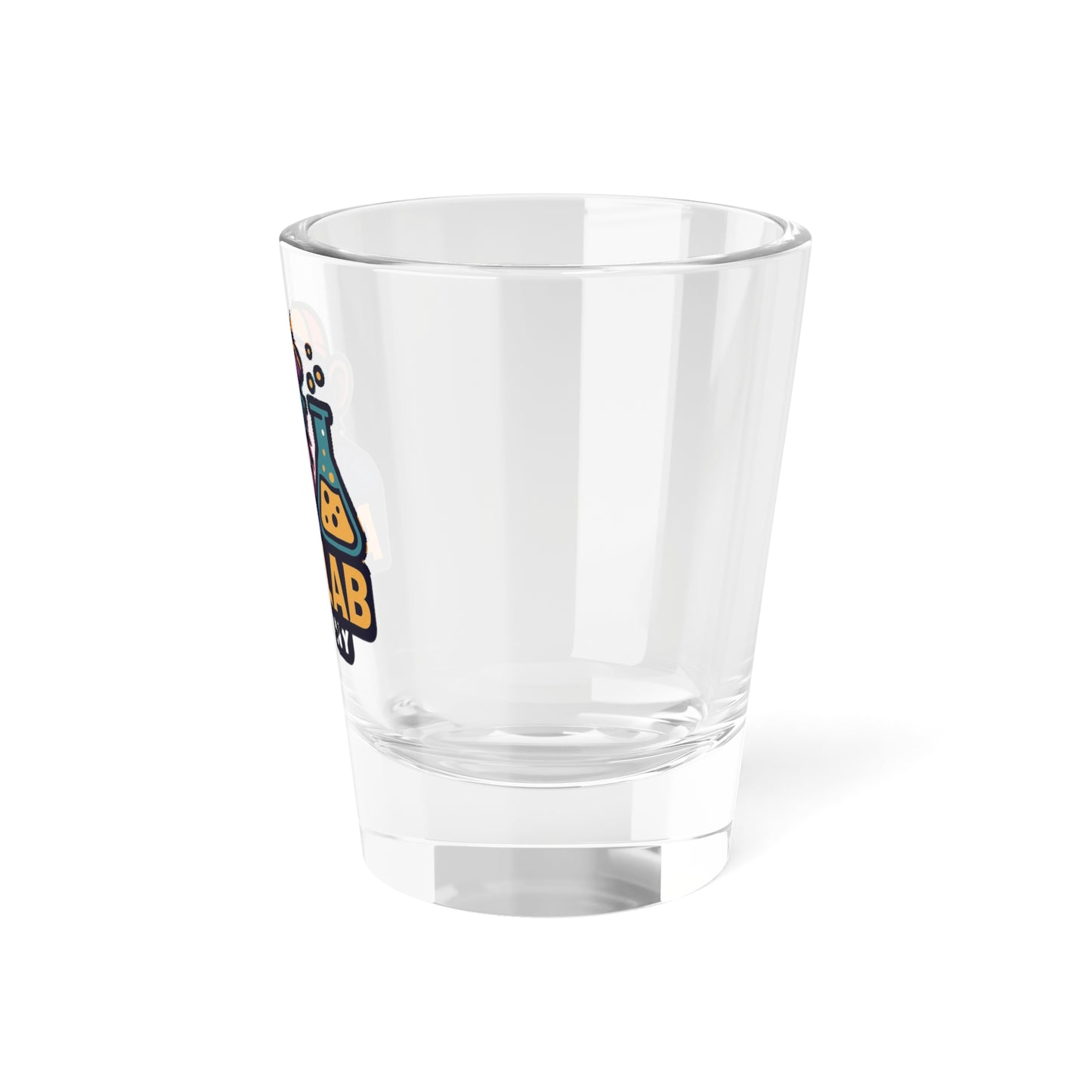 Ape Lab Company Shot Glass, Fun Party Favor, Unique Gift for Science Lovers, College Graduation, Barware for Celebrations