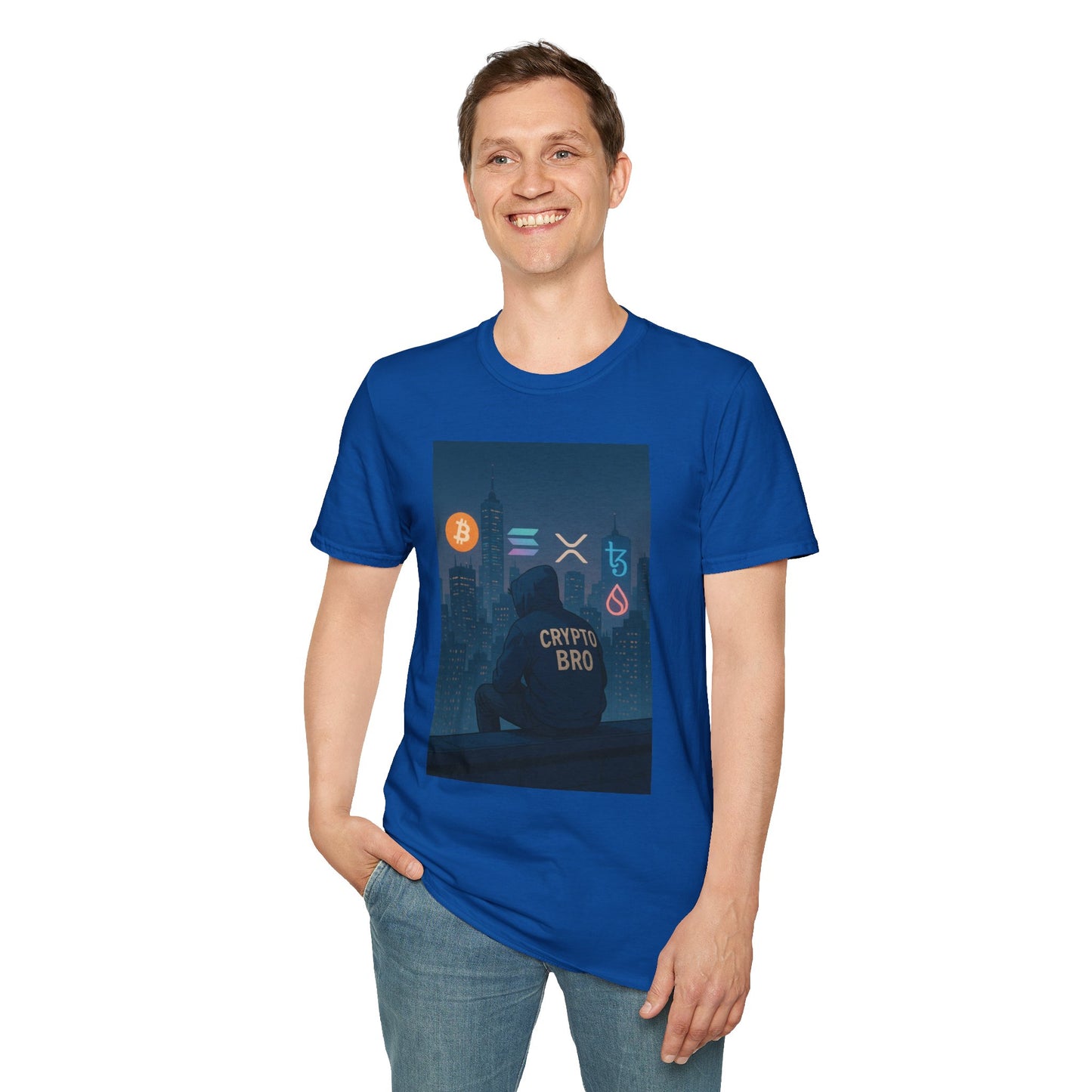 Crypto Bro T-Shirt, Bitcoin, Cryptocurrency Fan Shirt, Gamer Tee, Perfect Gift for Tech Enthusiasts, Casual Wear