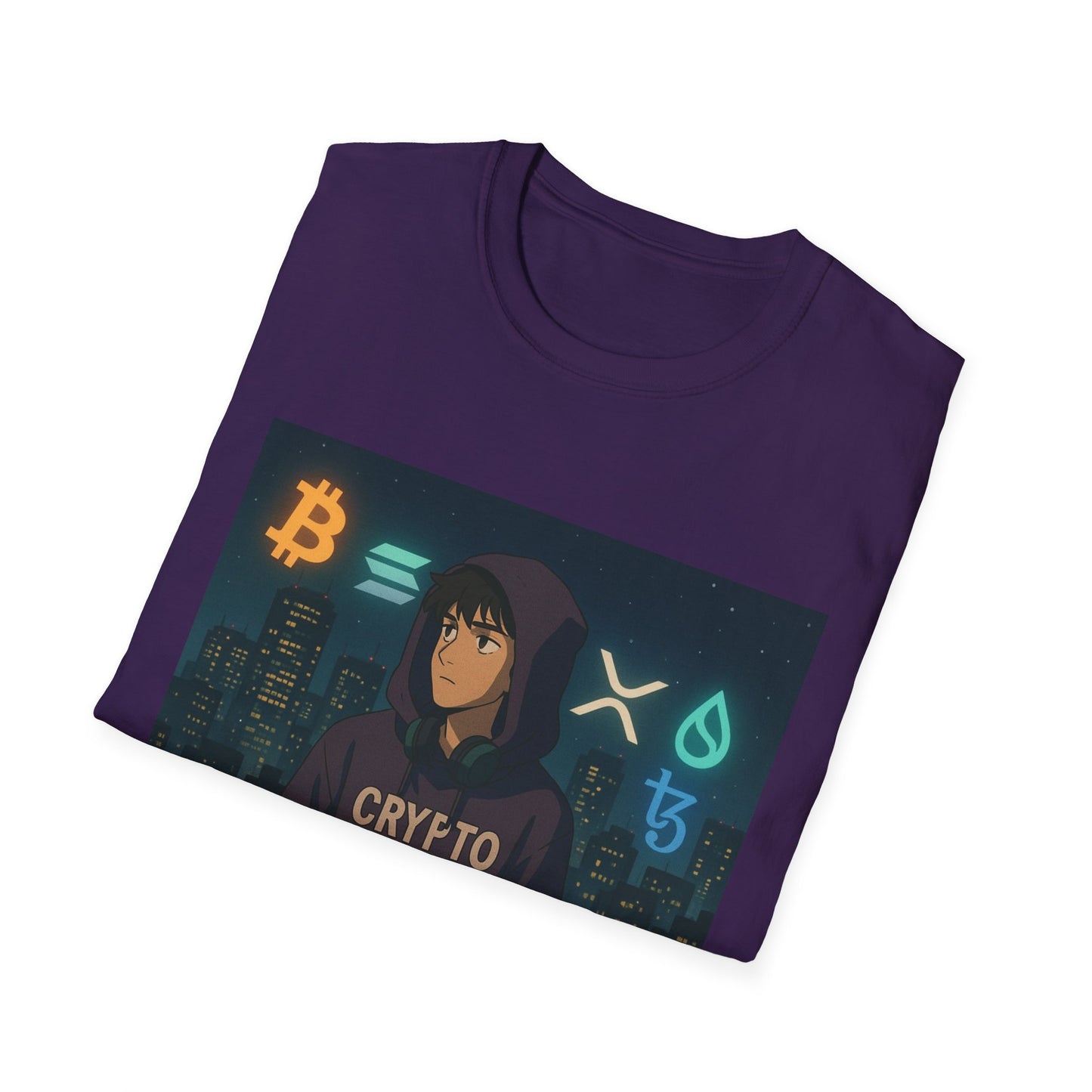Crypto Bro Unisex Softstyle T-Shirt, Perfect for Gamers, Trendy Casual Wear, Unique Gift Idea, Crypto Enthusiast Apparel
