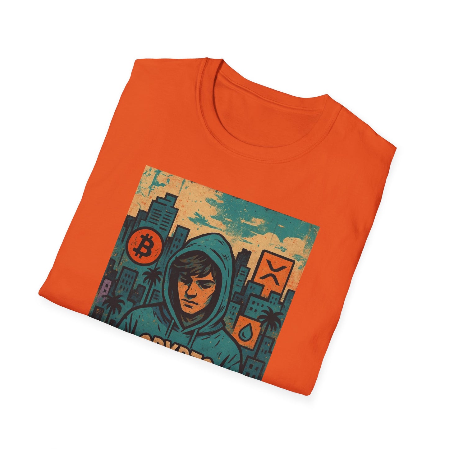 Crypto Bro Unisex Softstyle T-Shirt, Bitcoin Apparel, Cryptocurrency Gift, Casual Wear, Trendy Graphic Tee