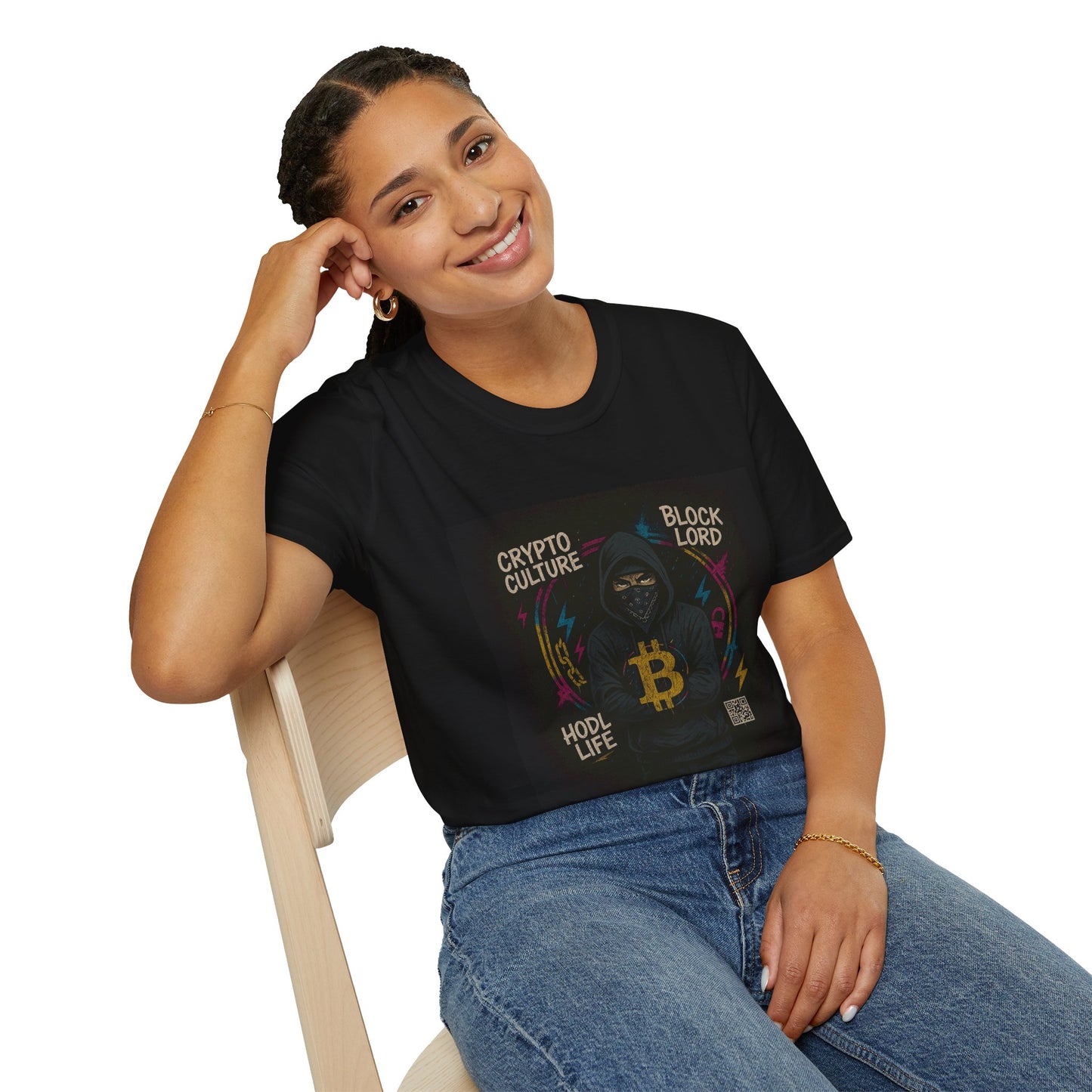 Crypto Culture Unisex Softstyle T-Shirt, Hodl Life Tee, Cryptocurrency Gift, Bitcoin Shirt, Block Lord Merch, Digital Asset Apparel