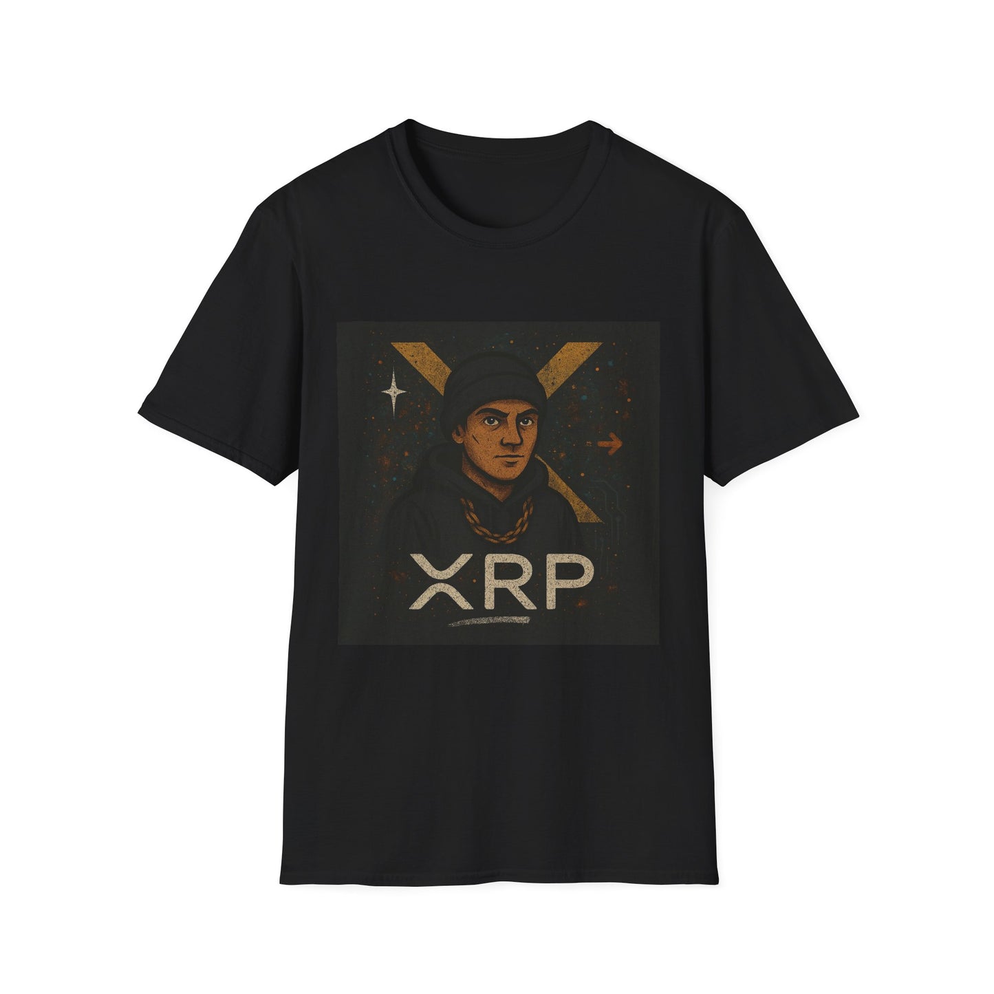 Crypto Art Unisex T-Shirt, XRP Shirt, Digital Currency Gift, Trendy Tee for Men & Women, Retro Style Fashion, Blockchain Enthusiast