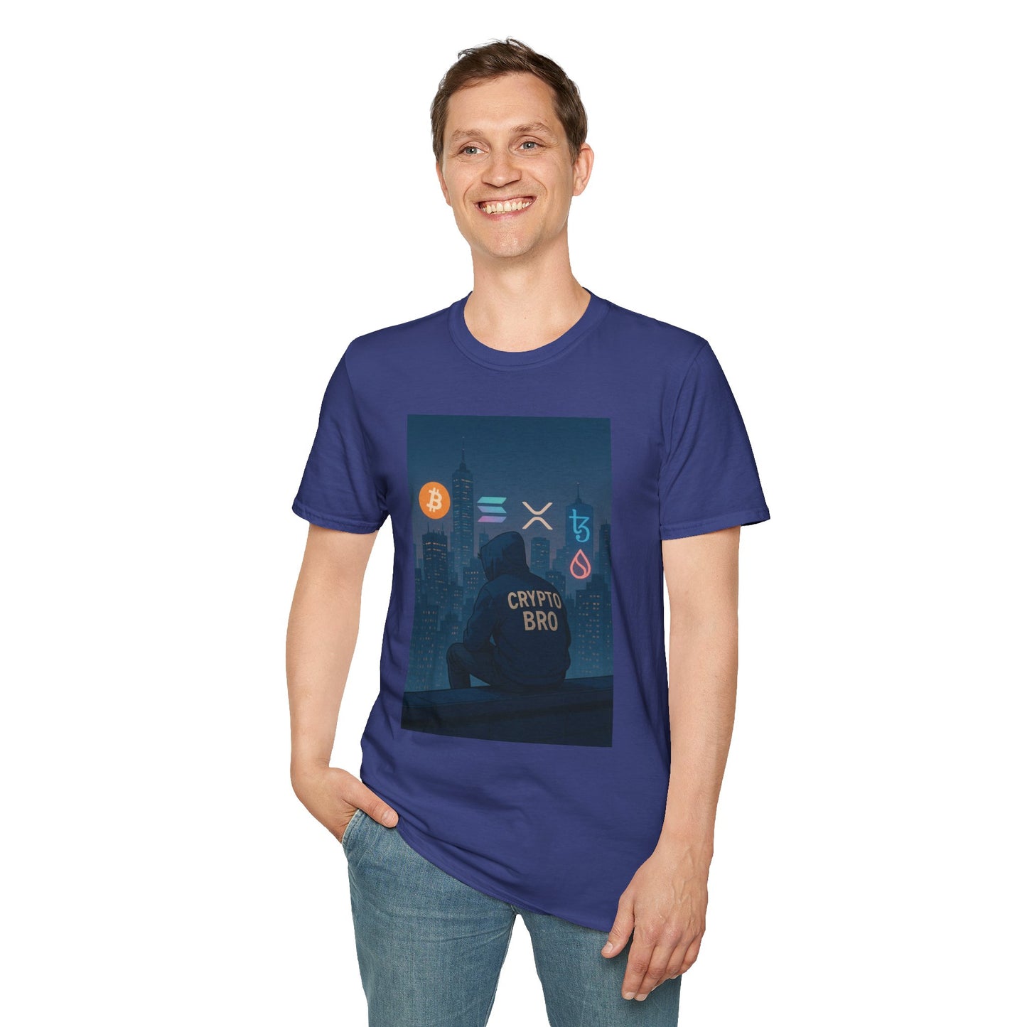 Crypto Bro T-Shirt, Bitcoin, Cryptocurrency Fan Shirt, Gamer Tee, Perfect Gift for Tech Enthusiasts, Casual Wear