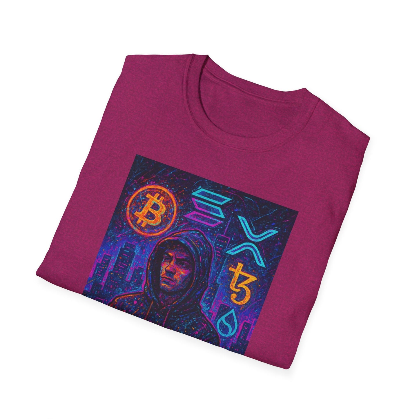 Crypto Bro Unisex Softstyle T-Shirt, Cryptocurrency Apparel, Blockchain Fashion, Gamer T-Shirt, Tech Enthusiast Gift