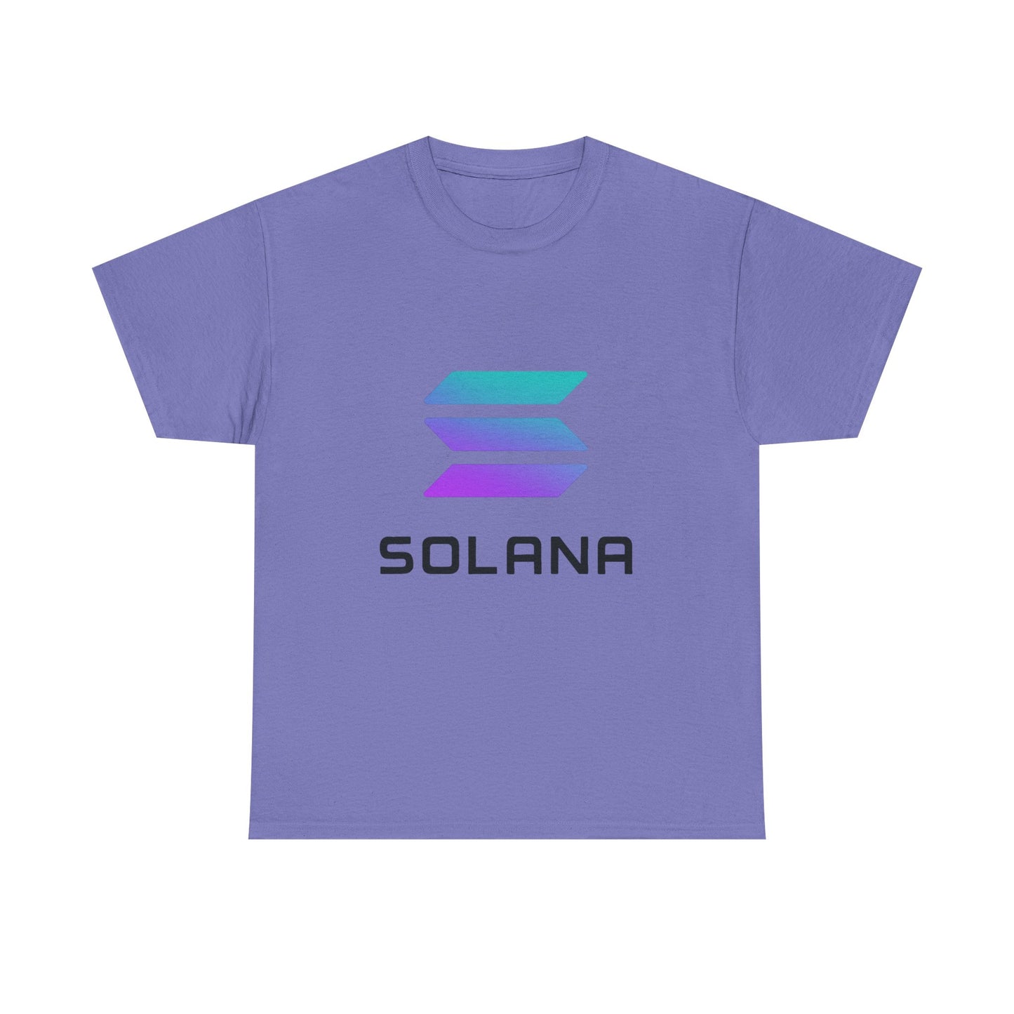 Solana Unisex Heavy Cotton Tee, Crypto Apparel, Gamer Shirt, Tech Enthusiast Wear, Unique Gift for Blockchain Lovers, Trending Fashion