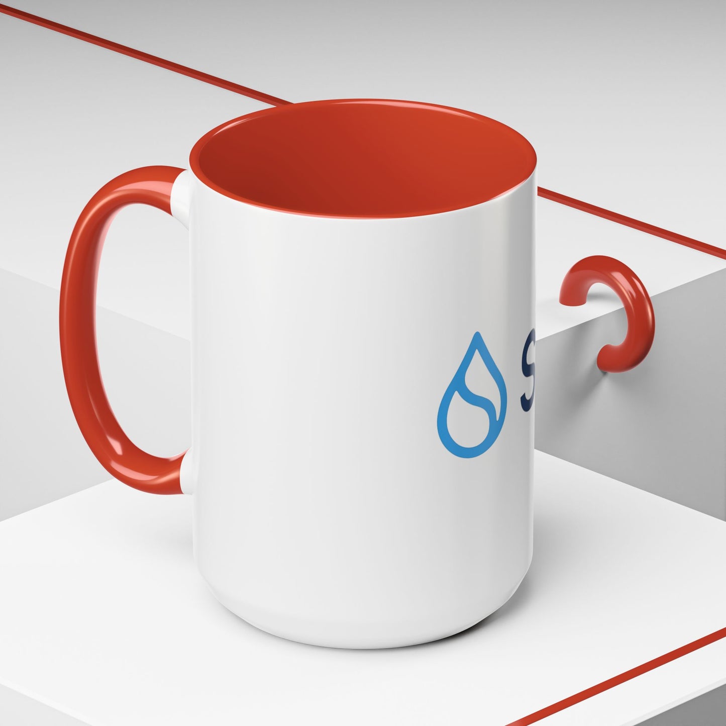 SUI Stylish Accent Coffee Mug - Unique Sui Logo Design, Perfect Gift for Coffee Lovers, Home, Office, or as a Fun Collectible