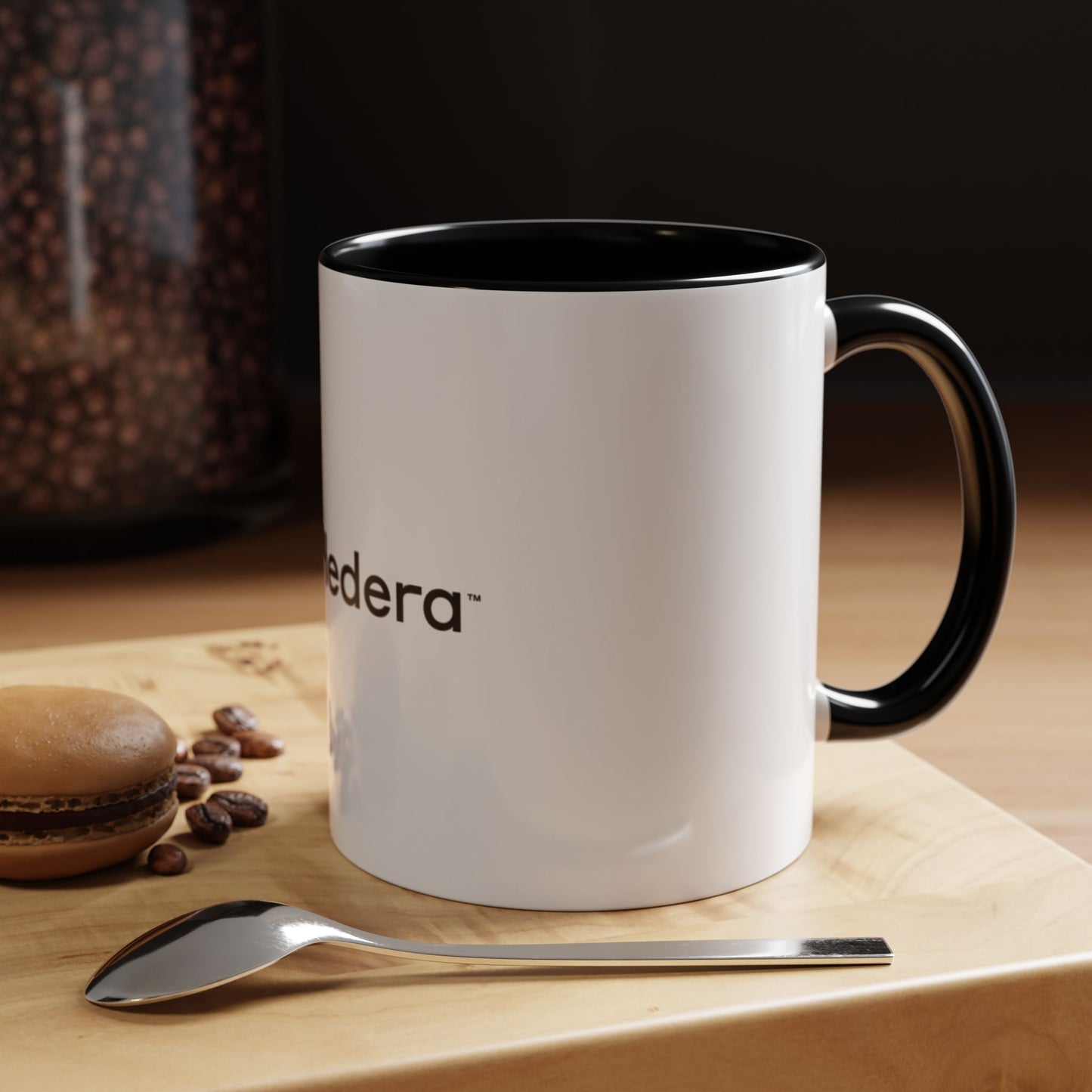 Hedera Stylish Accent Coffee Mug with Hedera Logo, Perfect Gift for Coffee Lovers, Office Use, Personalized Drinkware