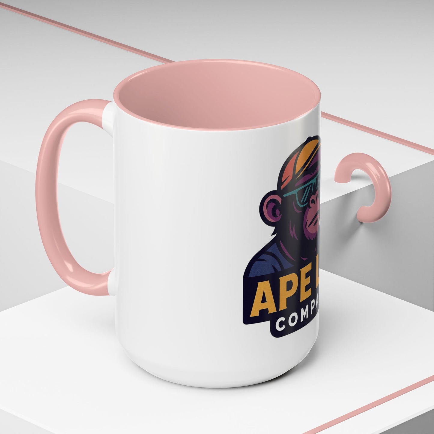 Ape Lab Accent Coffee Mug, Unique Gift, Scientist Drinkware, Birthday, Instant Collection, Office Decor, Customizable Design