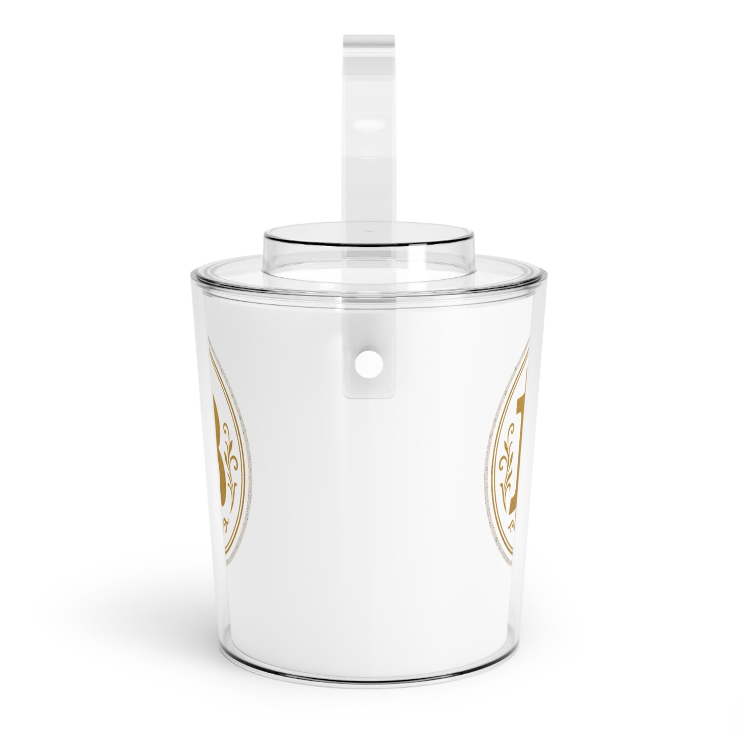 Bitcoin Ice Bucket with Tongs, Luxury Party Cooler, Cryptocurrency Gift, Modern Barware, Poolside Accessory