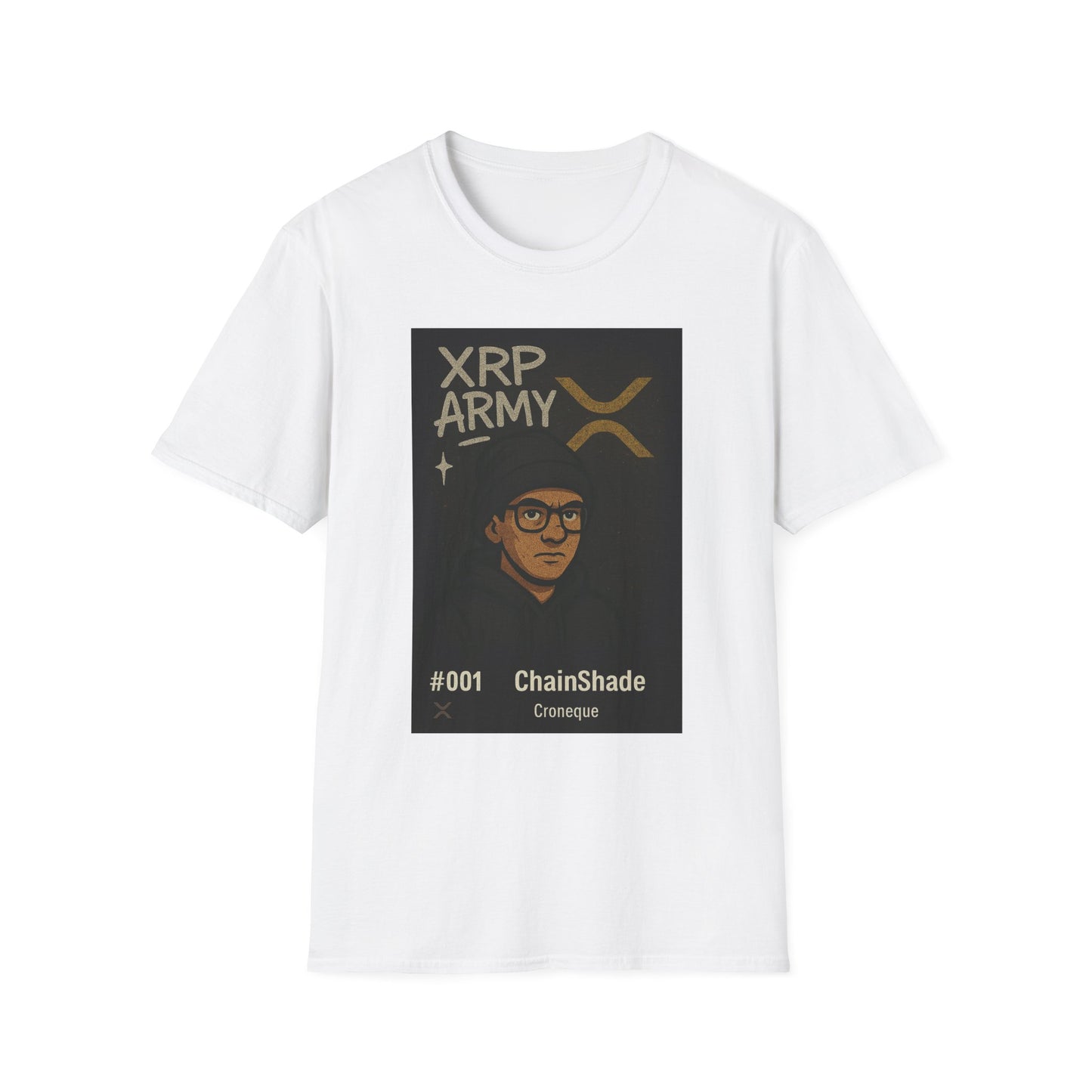 XRP Army Unisex Softstyle T-Shirt, Crypto Fashion Tee, Gift for Cryptocurrency Enthusiasts, Blockchain Apparel, Trendy Casual Wear