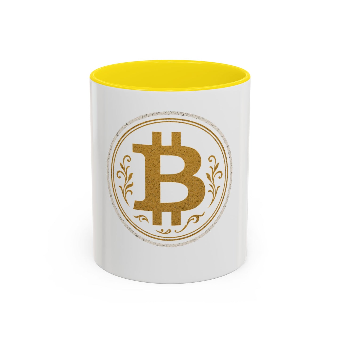 Bitcoin Accent Coffee Mug, Cryptocurrency Gift, Office Mug, Personalized Coffee Cup, Digital Currency Lover