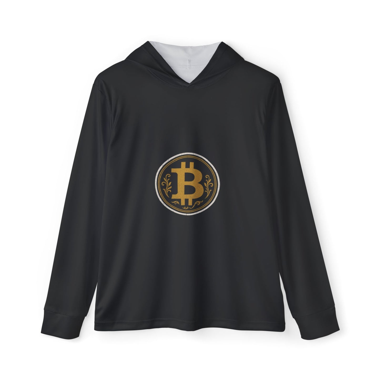 Men's Cryptocurrency Warmup Hoodie, Bitcoin Hoodie, Sportswear, Crypto Gift, Workout Apparel, Fitness Clothing