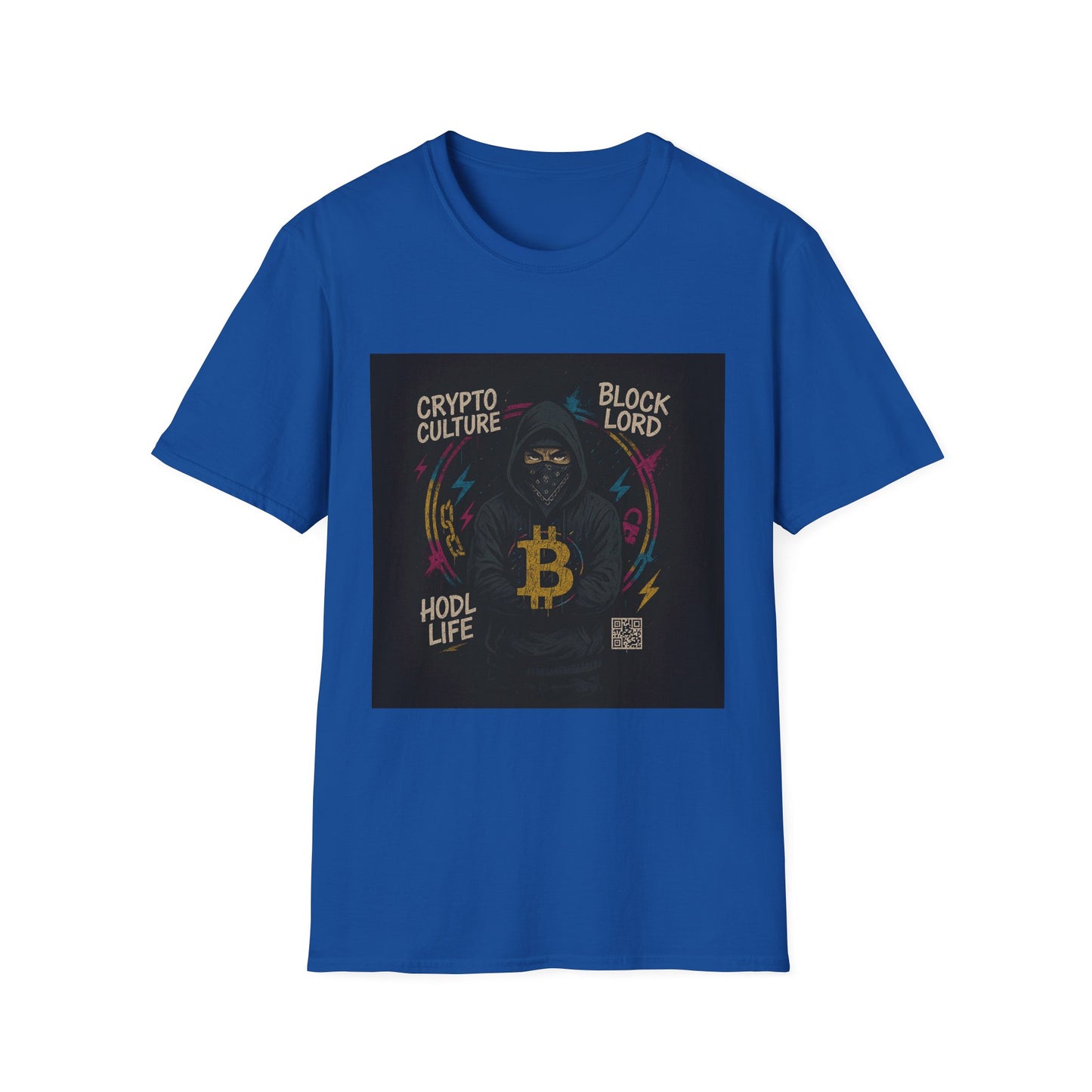 Crypto Culture Unisex Softstyle T-Shirt, Hodl Life Tee, Cryptocurrency Gift, Bitcoin Shirt, Block Lord Merch, Digital Asset Apparel