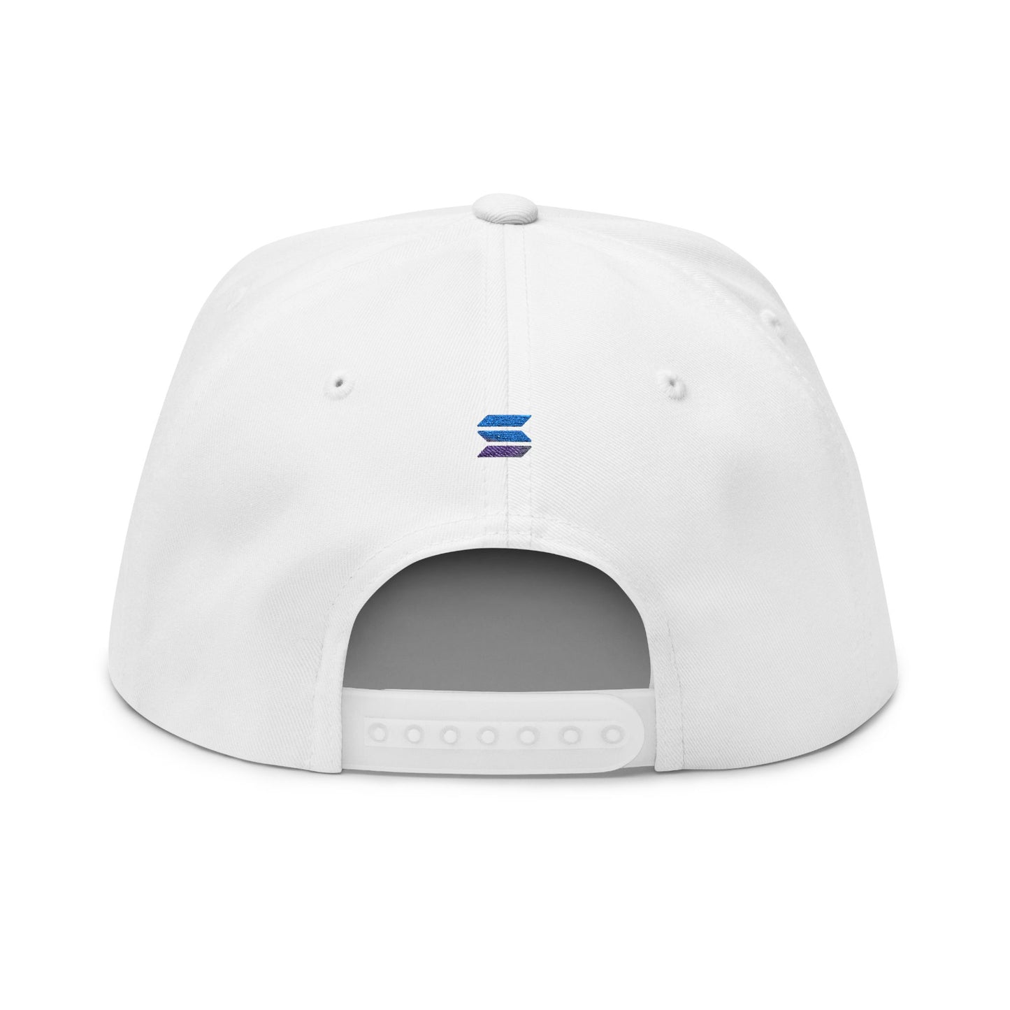 Solana Stylish Flat Bill Cap with Embroidery for Trendsetters, Unique Gift, Streetwear Accessory, Fashion Statement, Cool Headwear
