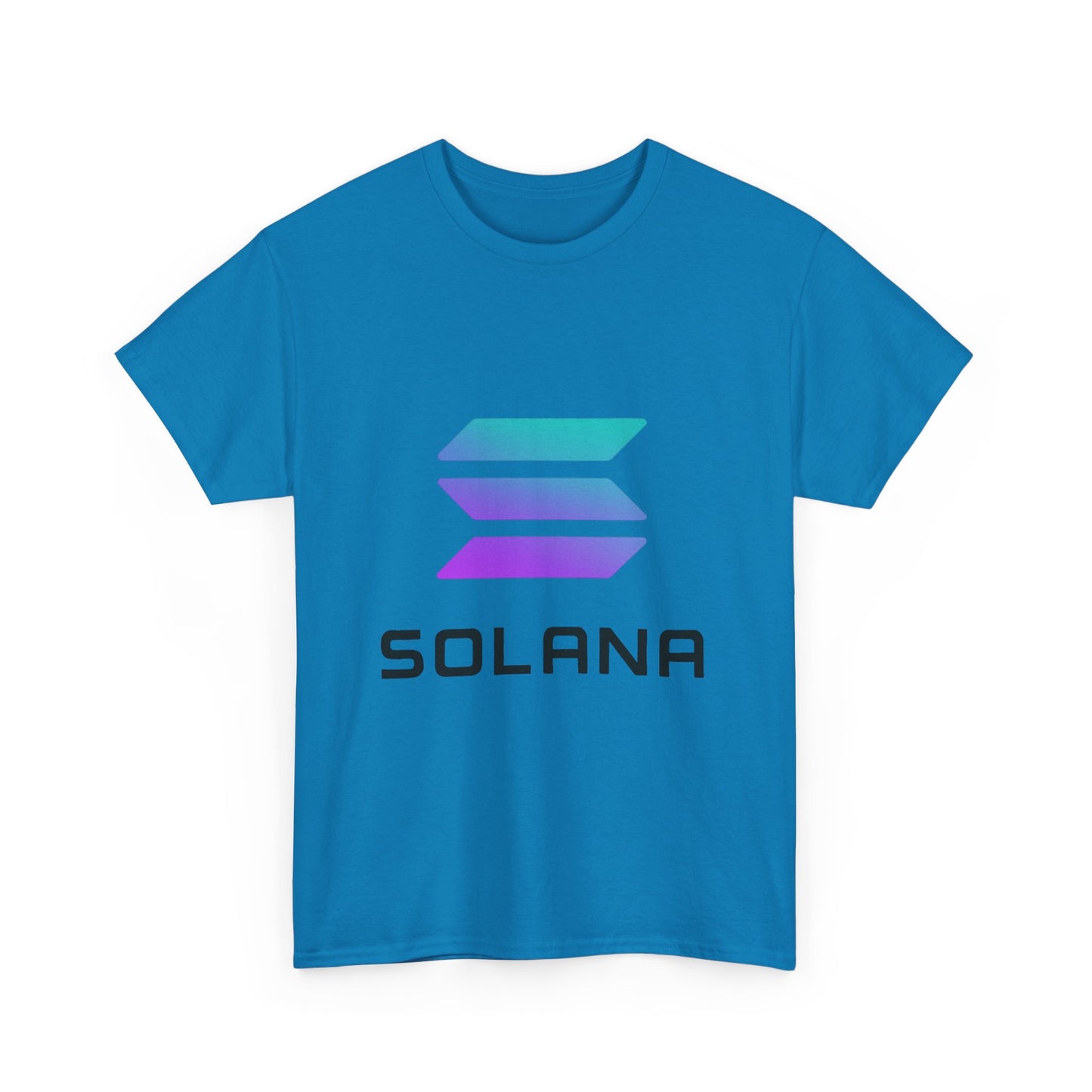 Solana Unisex Heavy Cotton Tee, Crypto Apparel, Gamer Shirt, Tech Enthusiast Wear, Unique Gift for Blockchain Lovers, Trending Fashion