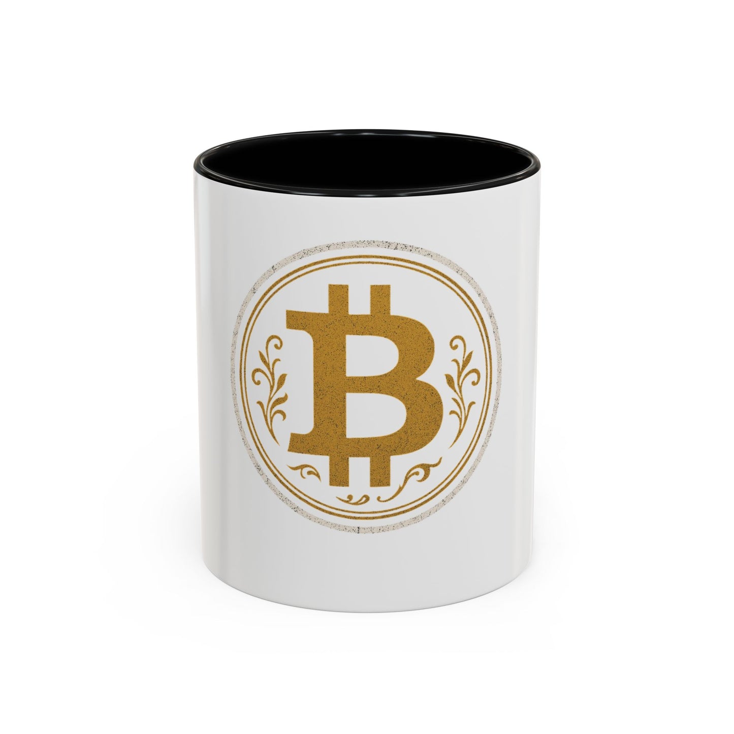 Bitcoin Accent Coffee Mug, Cryptocurrency Gift, Office Mug, Personalized Coffee Cup, Digital Currency Lover